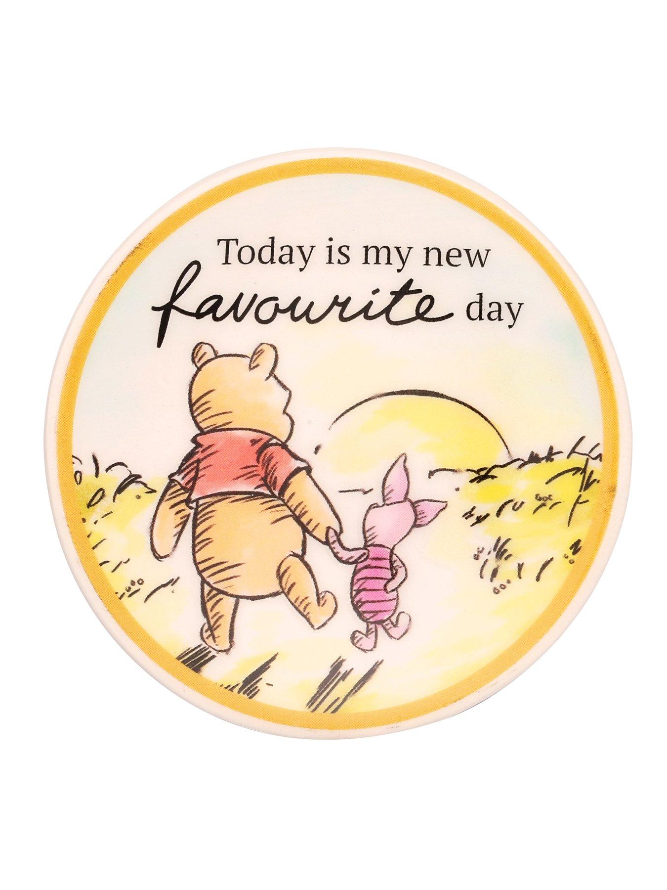 Image 3 of 7 of Disney Disney Winnie the Pooh 3pc Multicoloured Ceramic Gift Mini Trinket Tray set