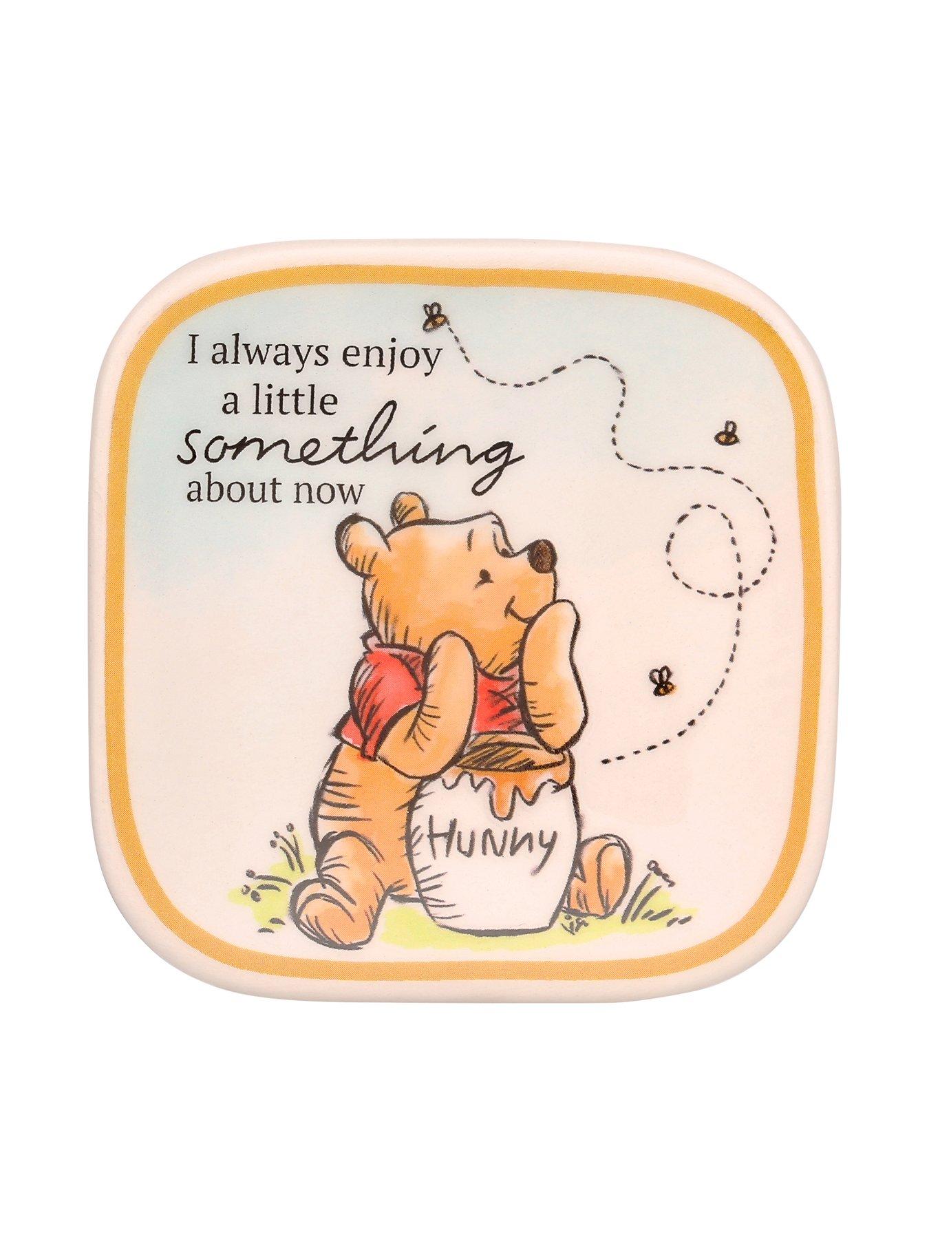 Image 4 of 7 of Disney Disney Winnie the Pooh 3pc Multicoloured Ceramic Gift Mini Trinket Tray set