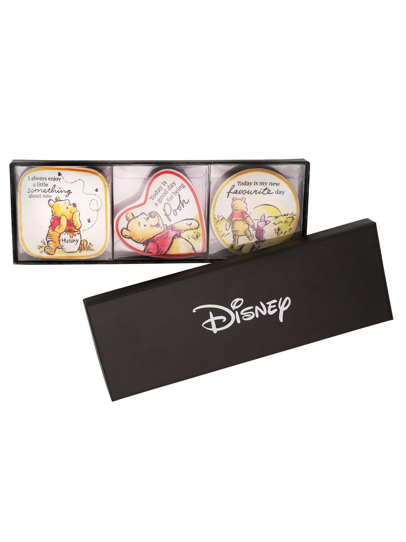 Image 7 of 7 of Disney Disney Winnie the Pooh 3pc Multicoloured Ceramic Gift Mini Trinket Tray set