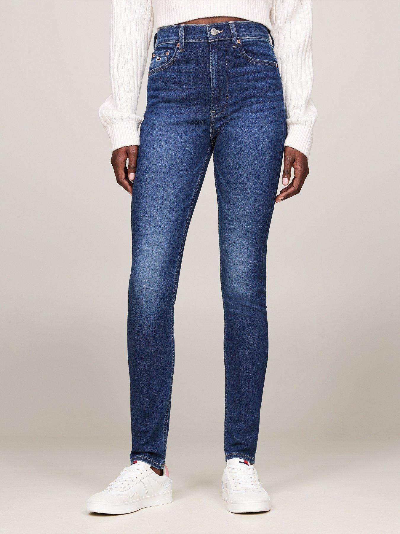 Image 1 of 4 of Tommy Jeans High Rise Skinny Jean - Blue