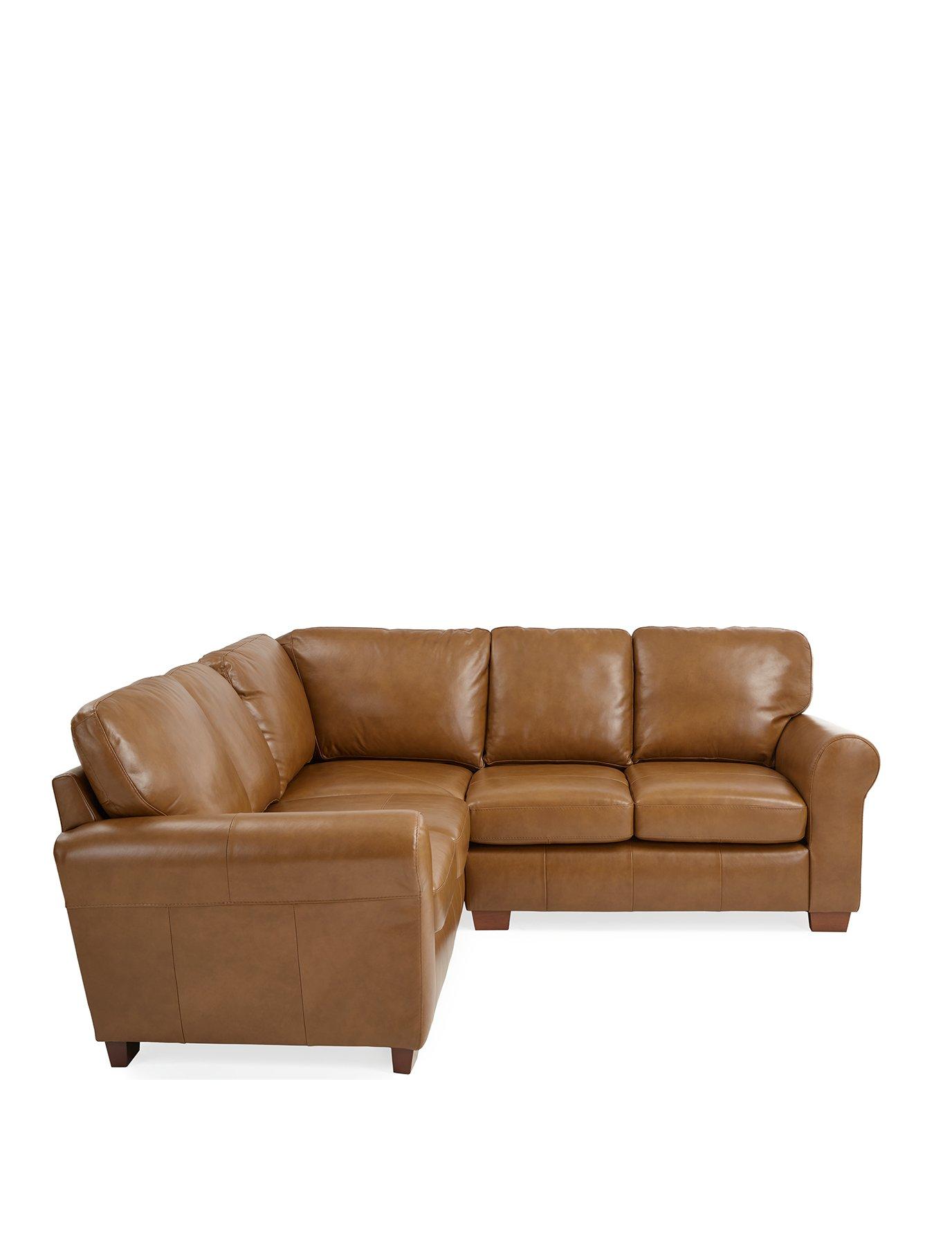 very-home-bailey-leather-corner-group-sofa-tannbsp--fsc-certifiedback