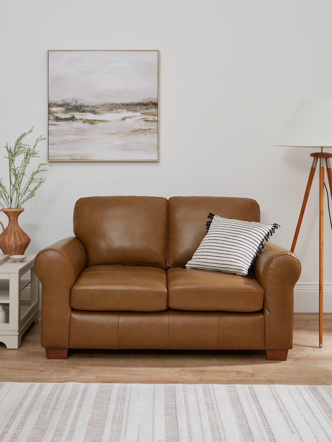 The Very Collection Bailey 2 Seater Leather Sofa - FSC® Certified