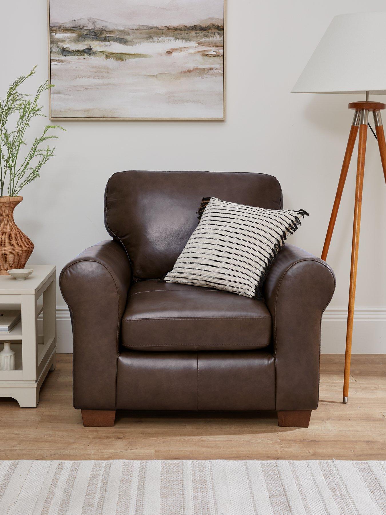 The Very Collection Bailey Leather Armchair - FSC® Certified