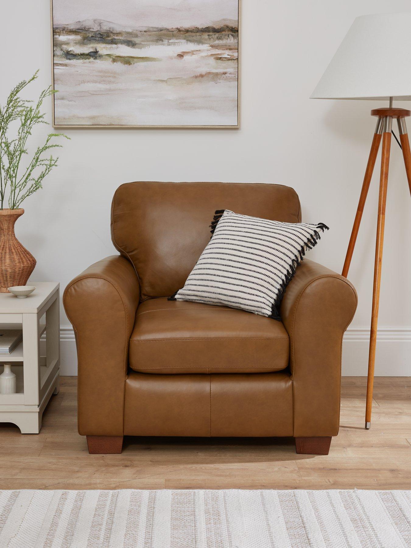 very-home-bailey-leather-armchair-tannbsp--fsc-certified