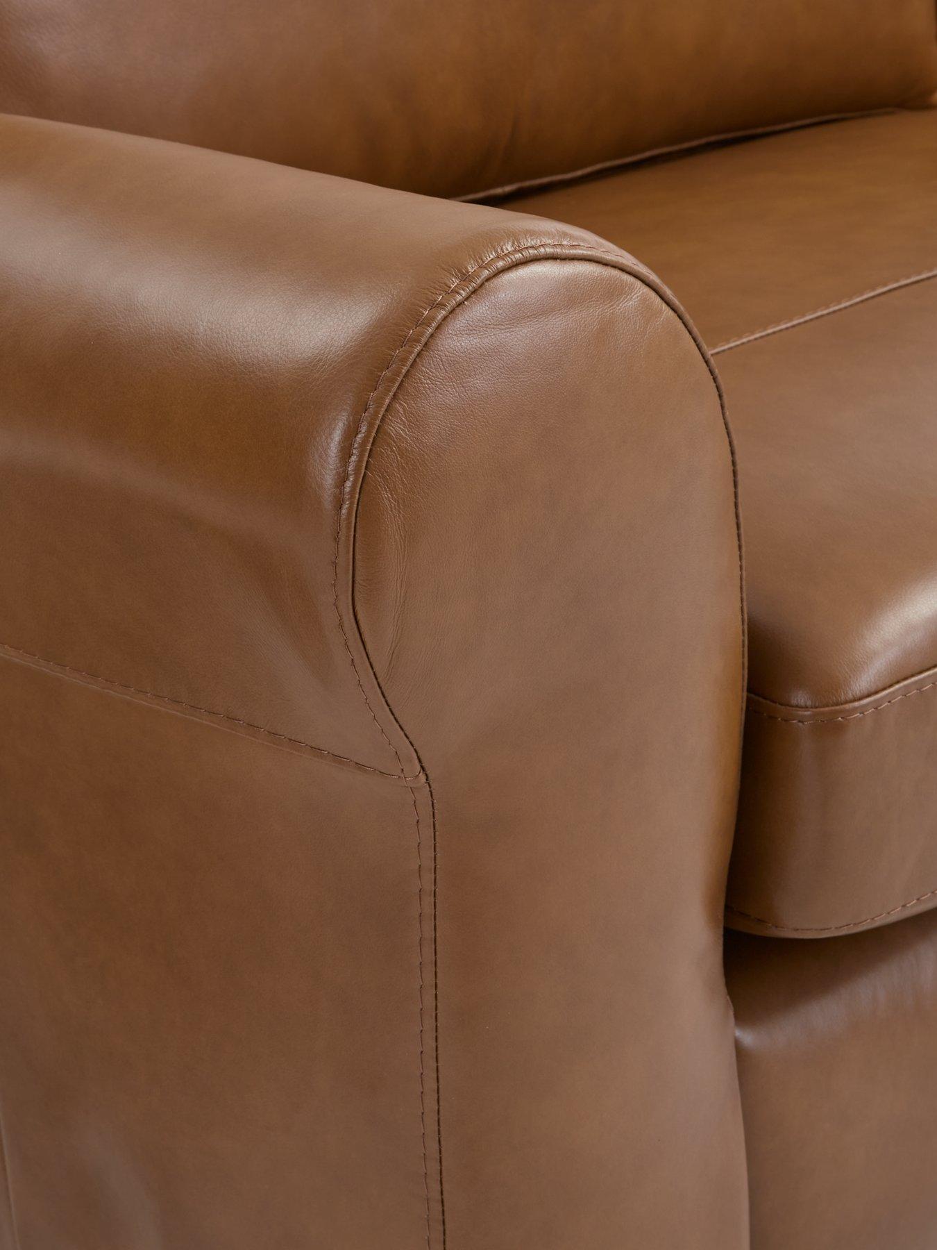 Image 4 of 7 of The Very Collection Bailey Leather Armchair&nbsp;- FSC&reg; Certified