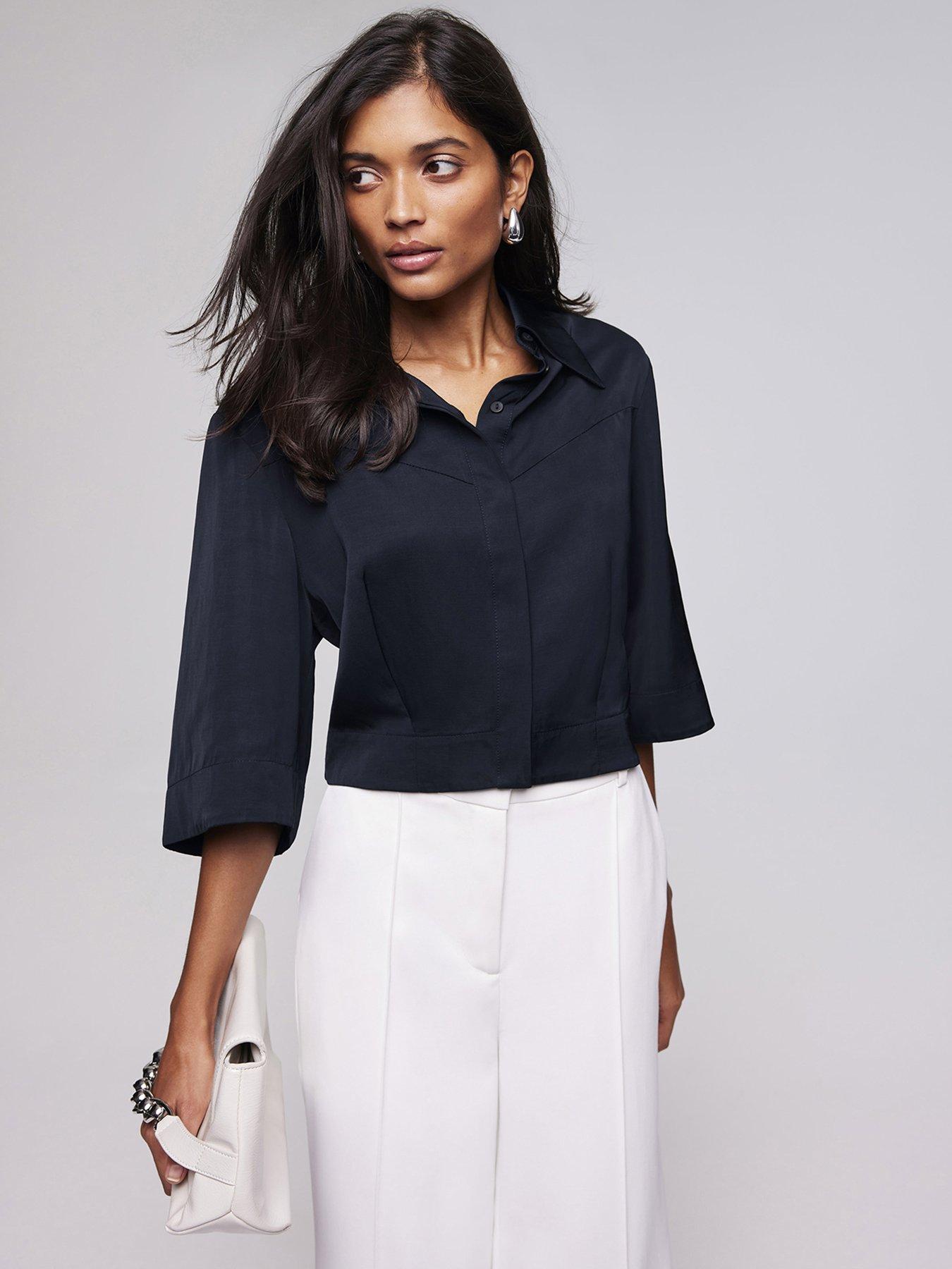 mint-velvet-navy-coated-cropped-shirt