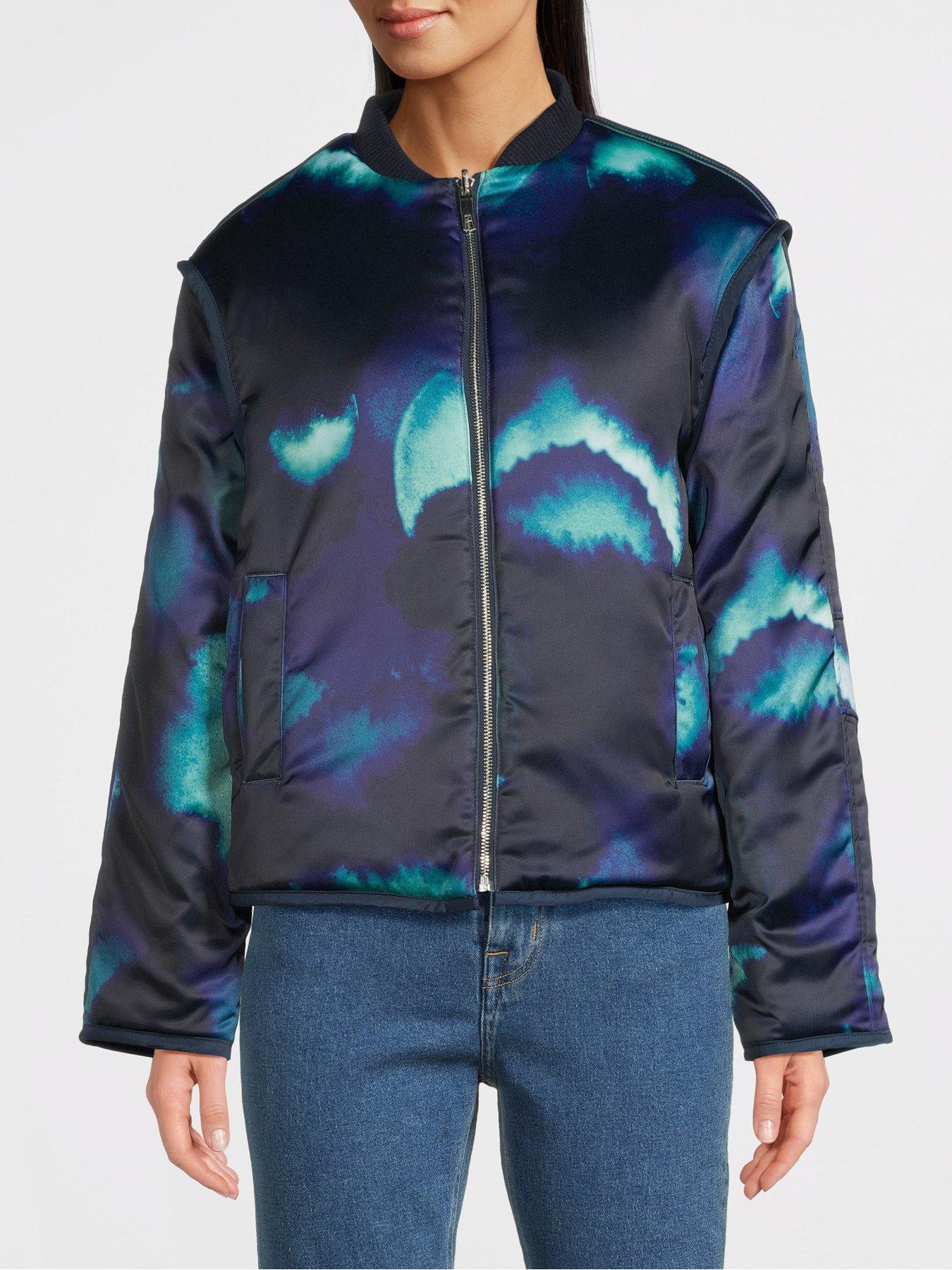 undefined Reversible Quilt Jacket - Blue