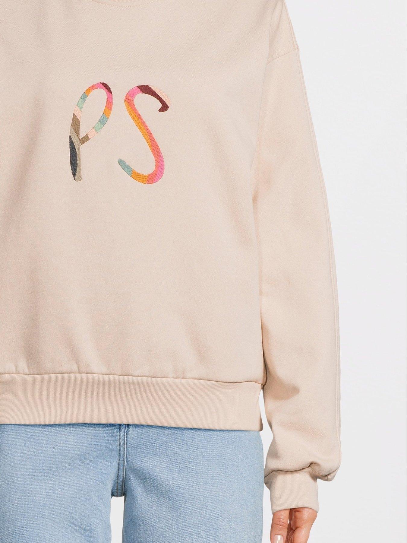 ps-paul-smith-swirl-logo-sweatshirt-beigeoutfit