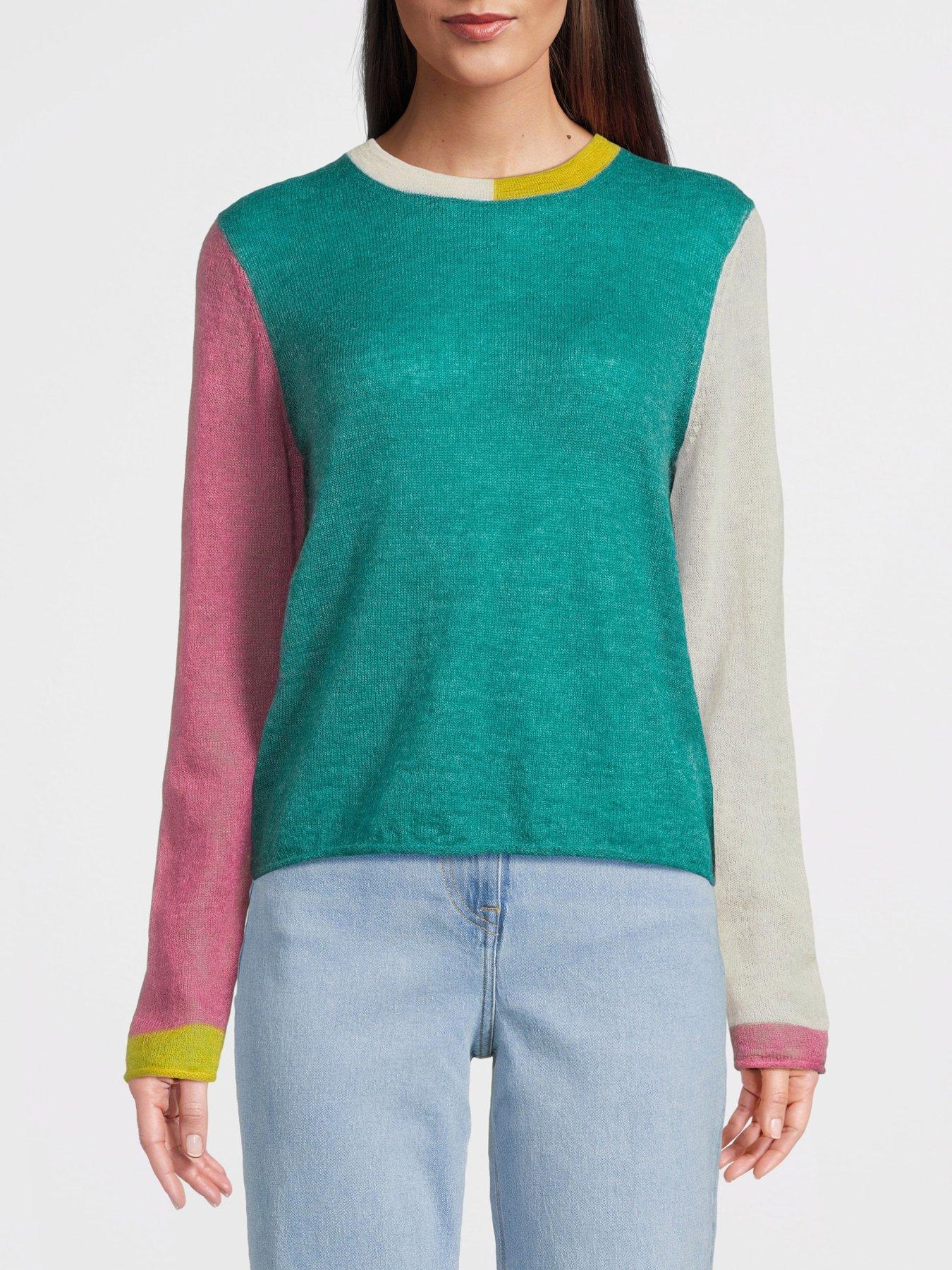 ps-paul-smith-colour-block-crew-neck-knit-green