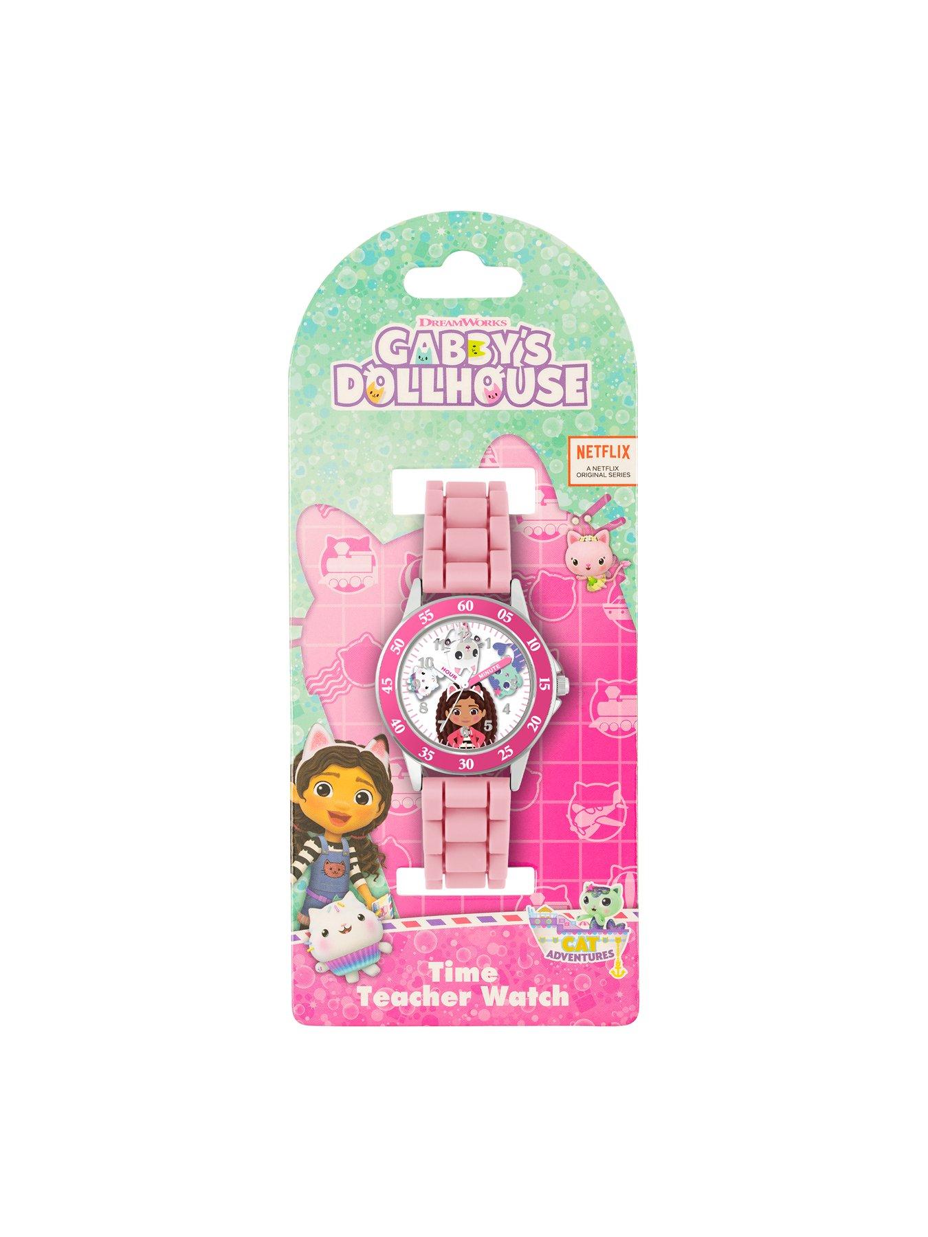 disney-gabbys-dollhouse-pink-silicone-time-teacher-strap-watchoutfit