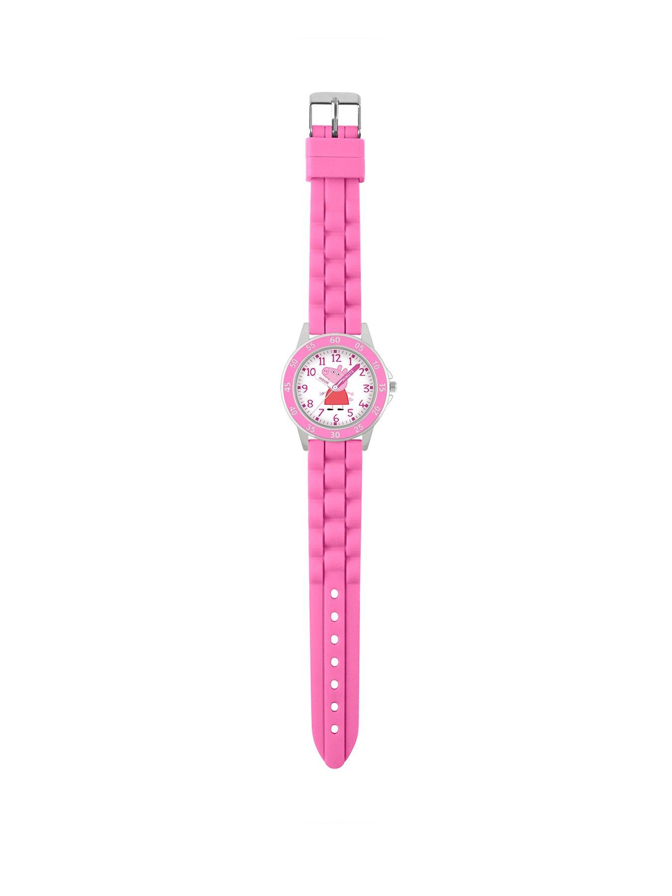 hasbro-peppa-pig-pink-printed-time-teacher-strap-watchstillFront