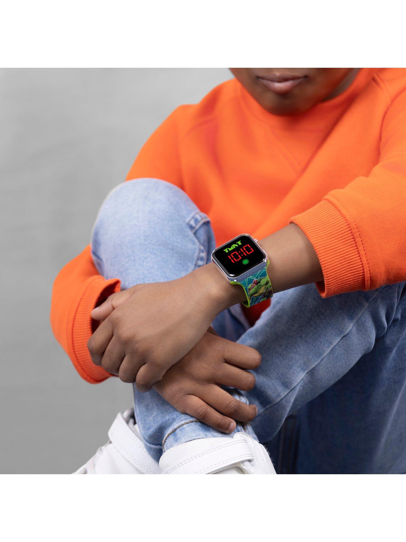 Image 3 of 4 of Disney Teenage Mutant Ninja Turtles LED Strap Watch