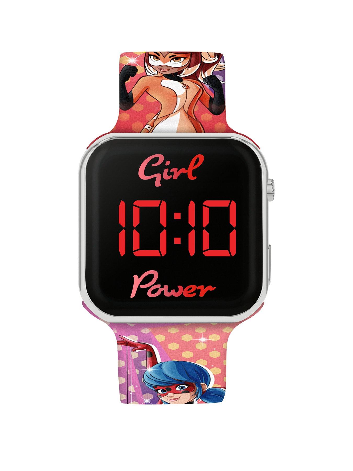 Image 1 of 5 of Disney Miraculous Ladybug LED Strap Watch