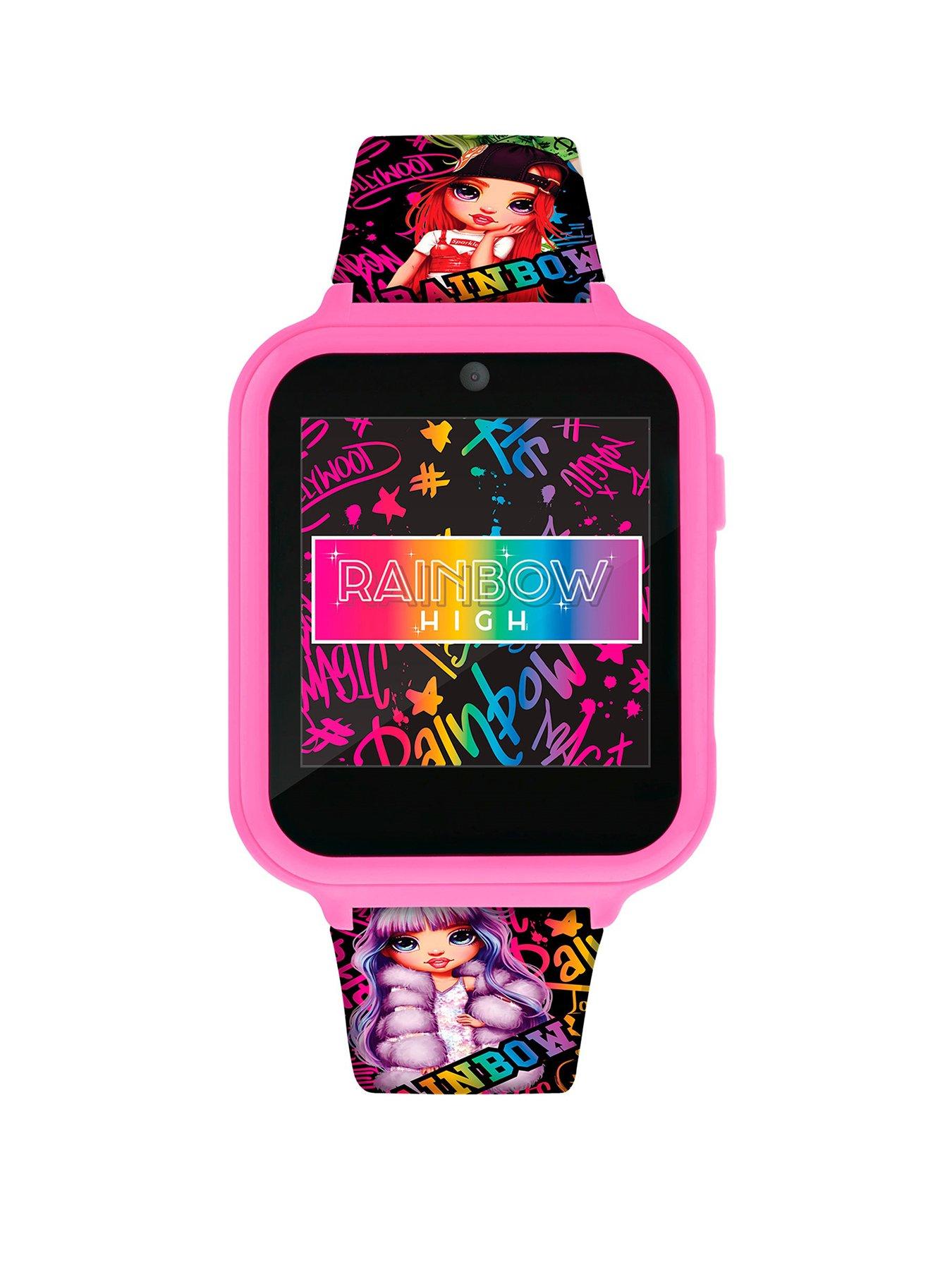 disney-rainbow-high-multicoloured-silicone-strap-smart-watch