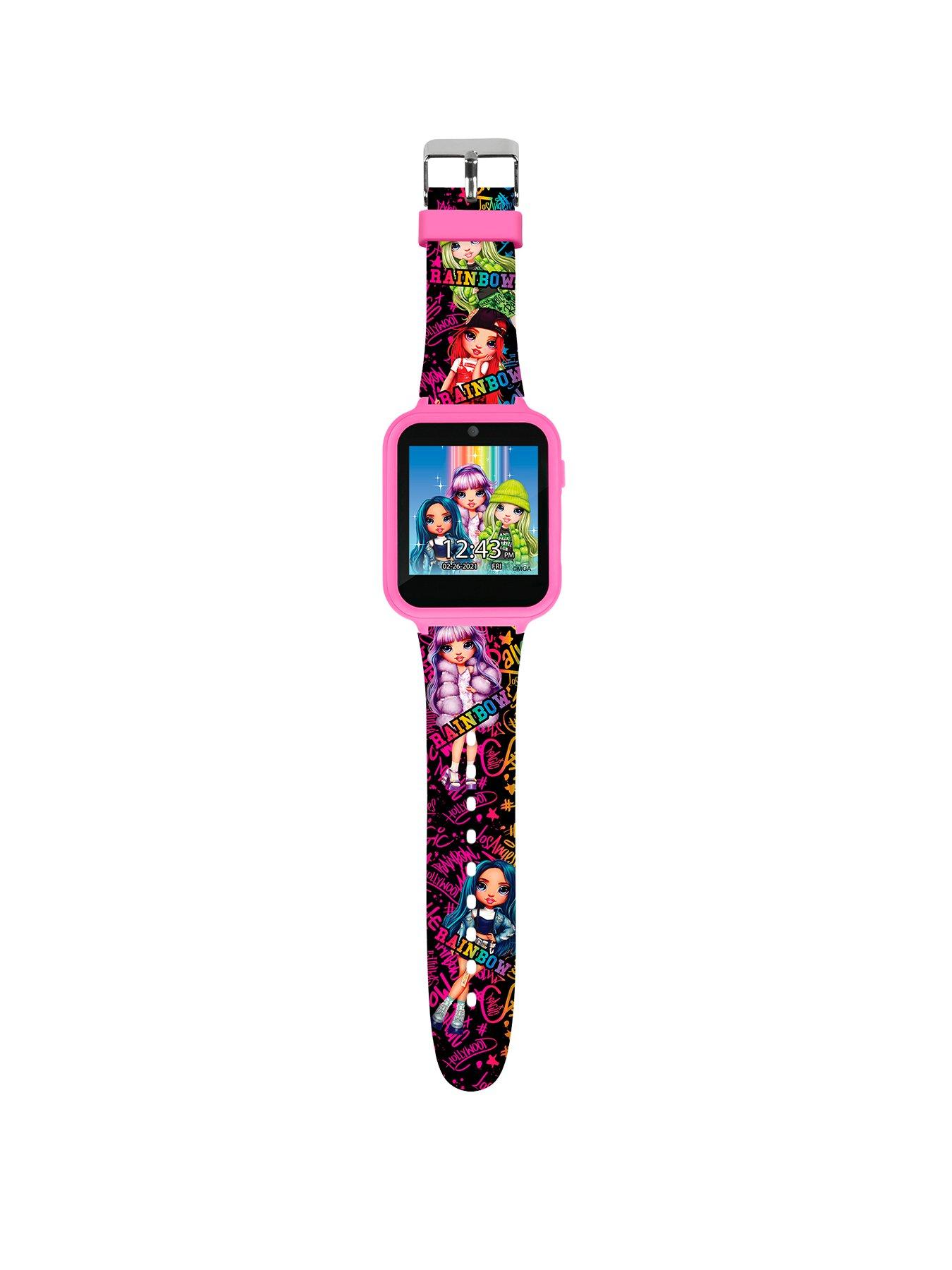 disney-rainbow-high-multicoloured-silicone-strap-smart-watchstillFront