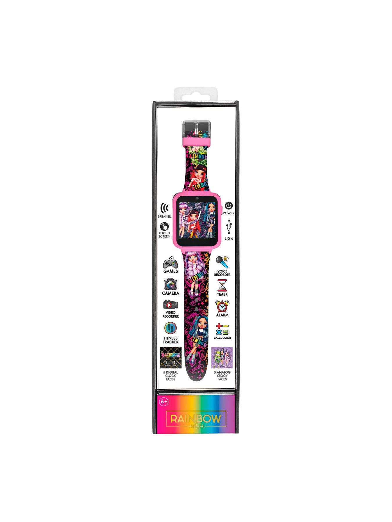 disney-rainbow-high-multicoloured-silicone-strap-smart-watchdetail