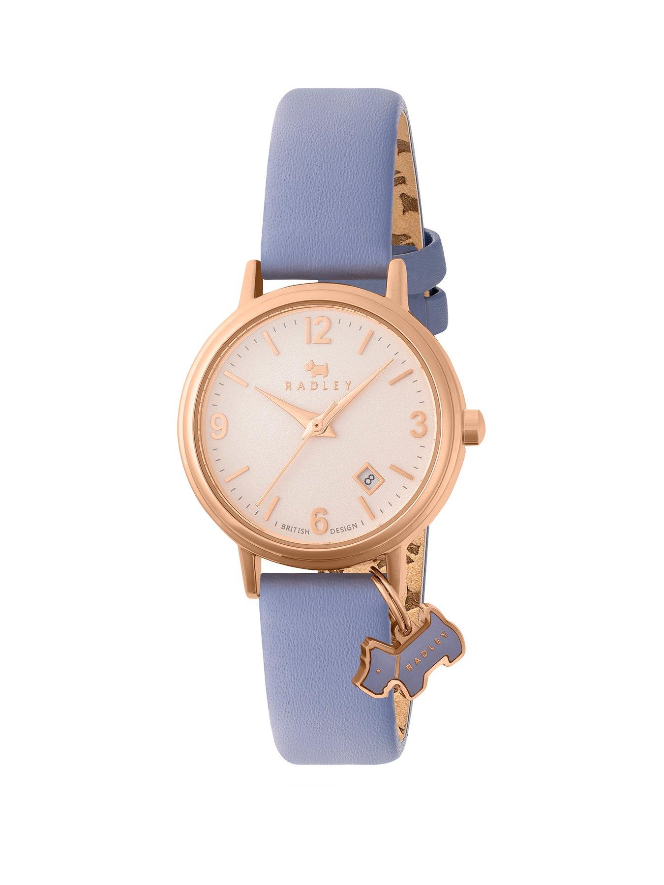 radley-radley-rose-gold-plated-blue-leather-strap-watch