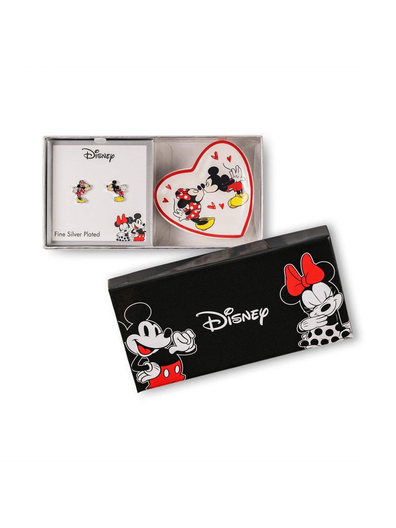 Image 6 of 6 of Disney Mickey & Minnie Earrings and Trinket Tray Set