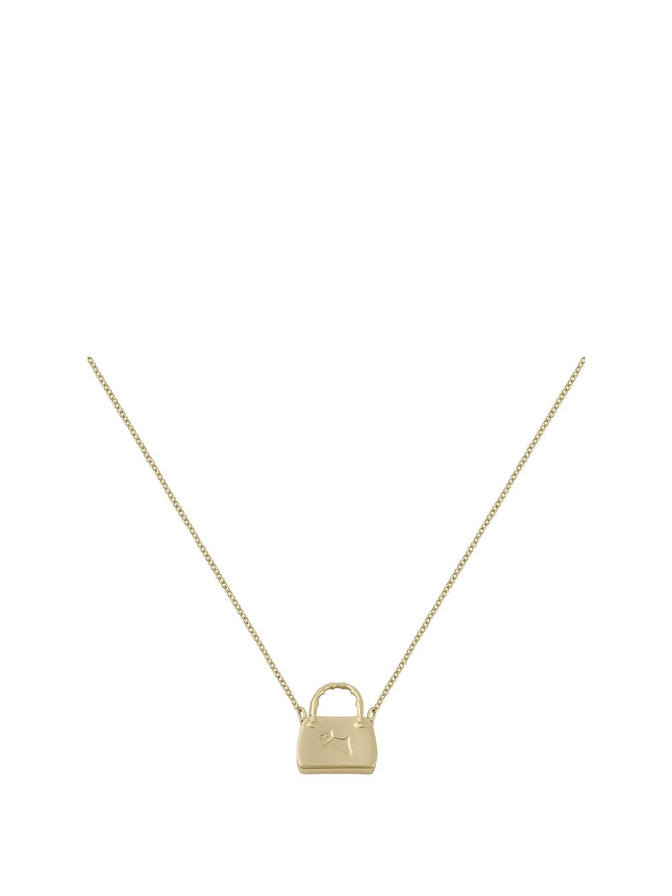 radley-radley-18ct-gold-plated-handbag-charm-necklace