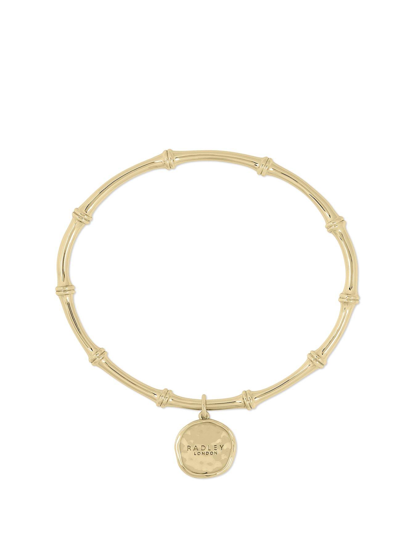 radley-radley-18ct-pale-gold-plated-bamboo-bangle