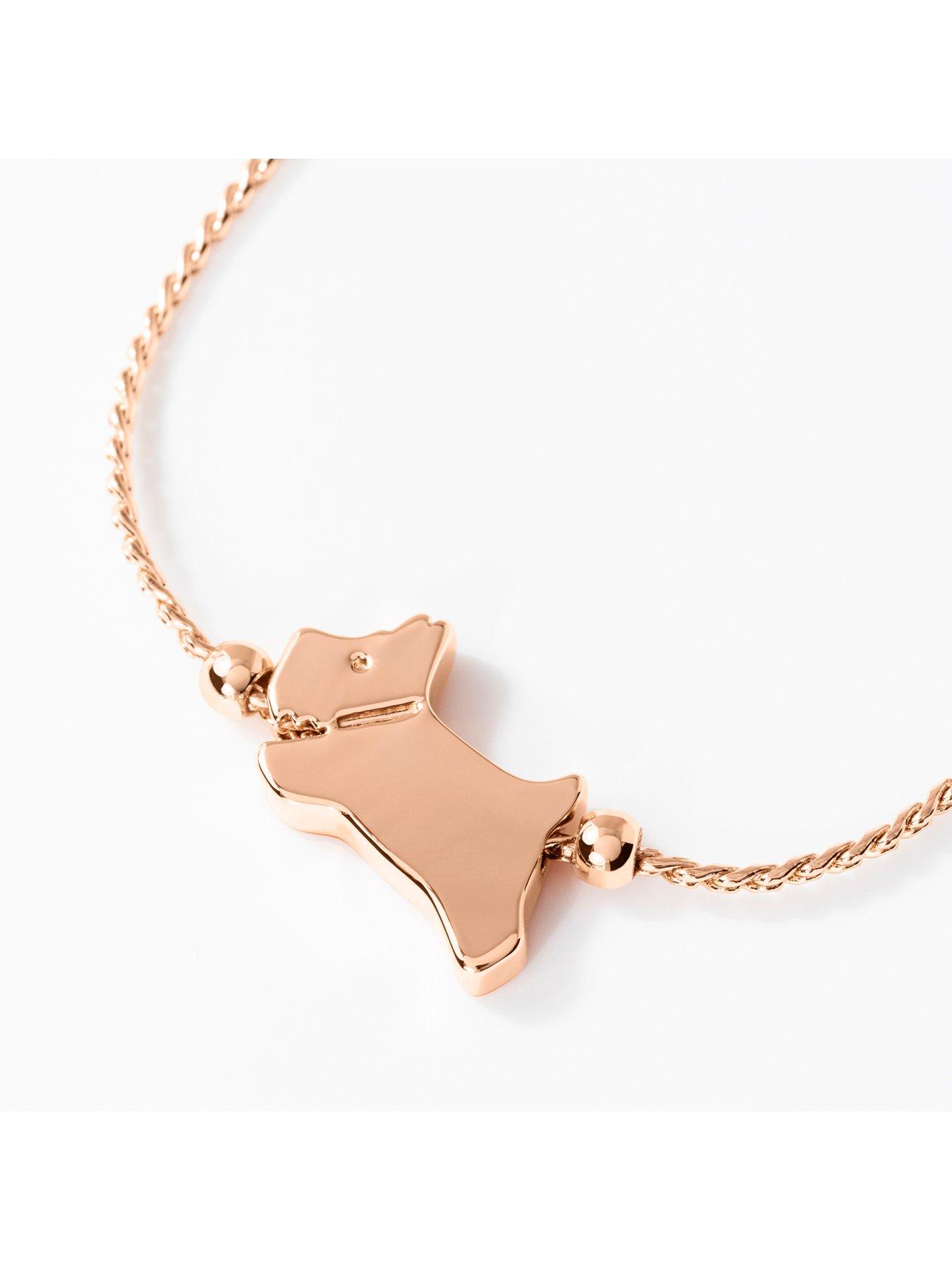 radley-radley-dukes-place-ladies-18ct-rose-gold-plated-twist-chain-jumping-dog-friendship-braceletstillFront