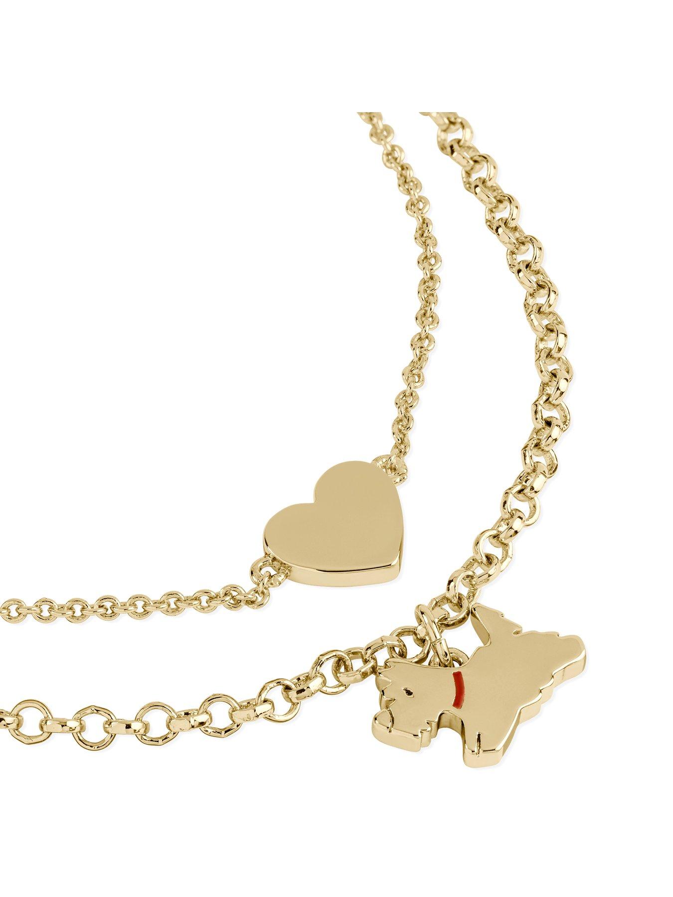 radley-radley-dukes-place-ladies-18ct-pale-gold-plated-double-layer-dog-and-heart-braceletstillFront