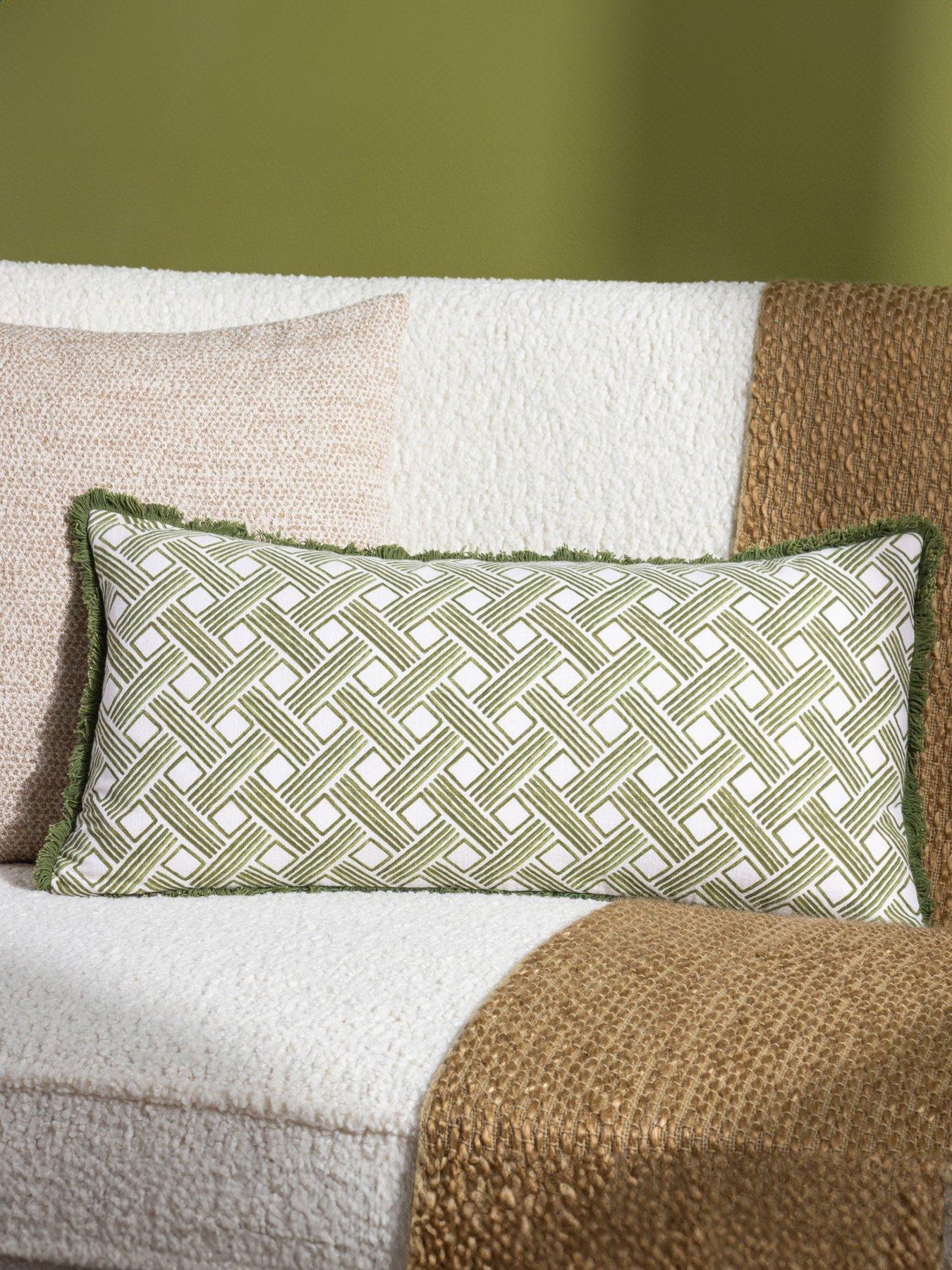 undefined Hoem Alexa 30x60 Polyester Cushion Olive