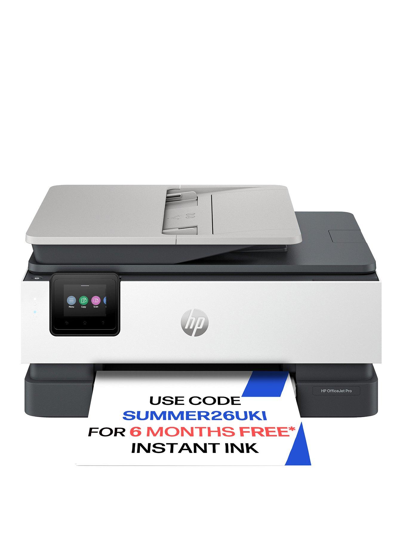 HP OfficeJet Pro 8122e All-in-One Wireless Colour Printer with 3 months of Instant Ink Included with HP+
