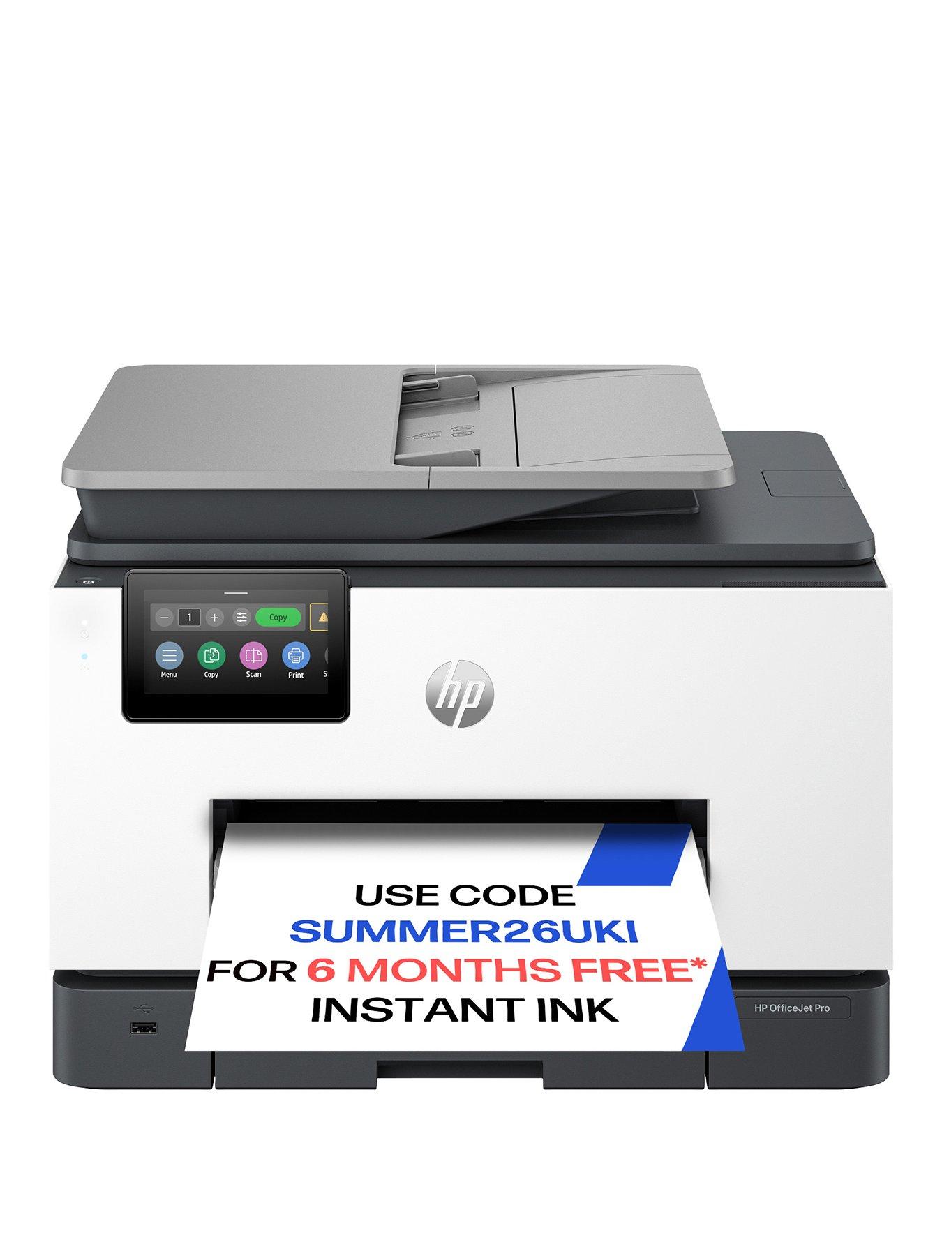 HP OfficeJet Pro 9132e All-in-One Wireless Colour Printer with Fax and 3 months of Instant Ink Included with HP+