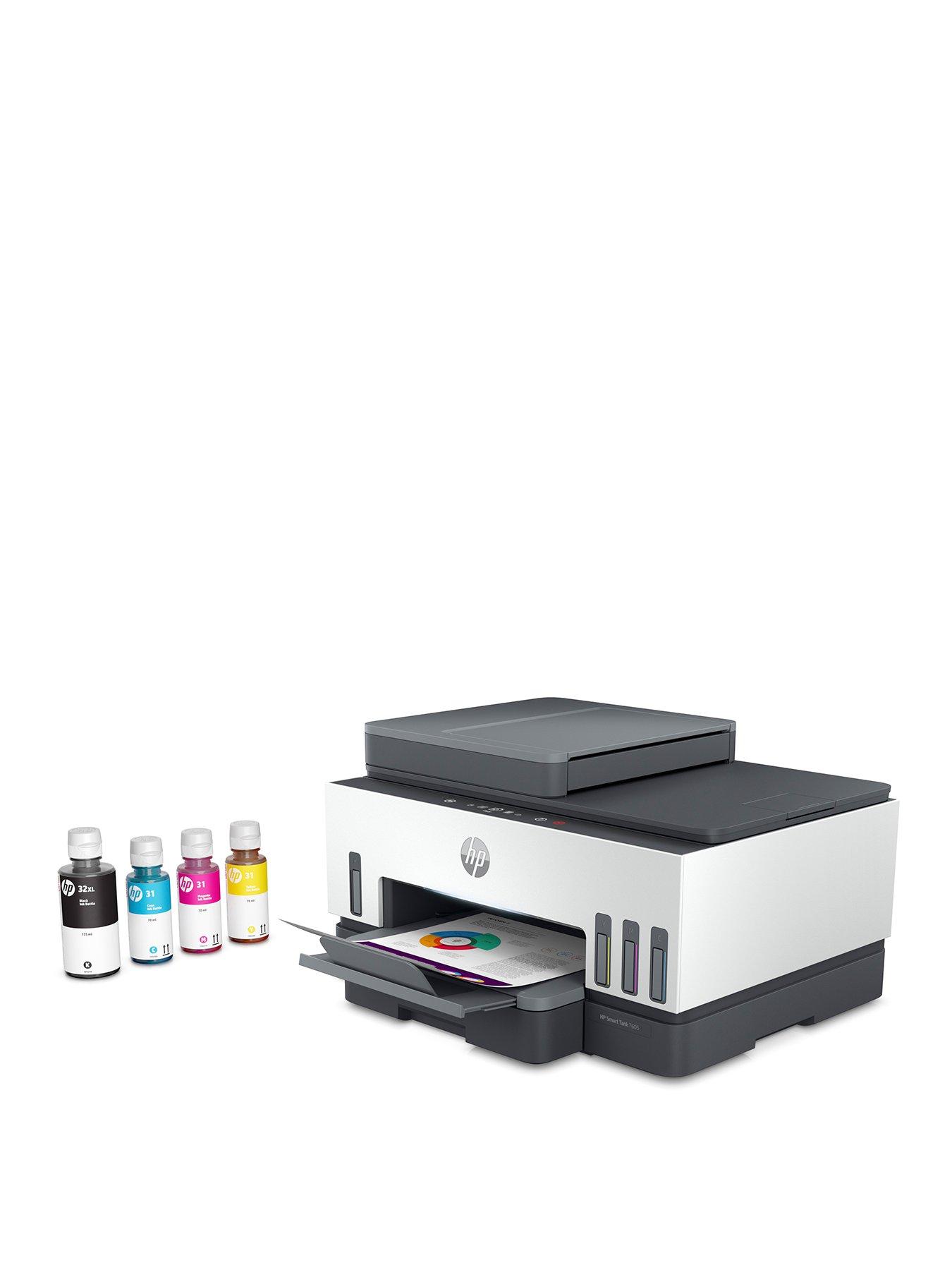 Image 2 of 8 of HP Smart Tank 7605 Wireless All-in-One Colour Printer with up to 3 years of HP Ink Bottles included