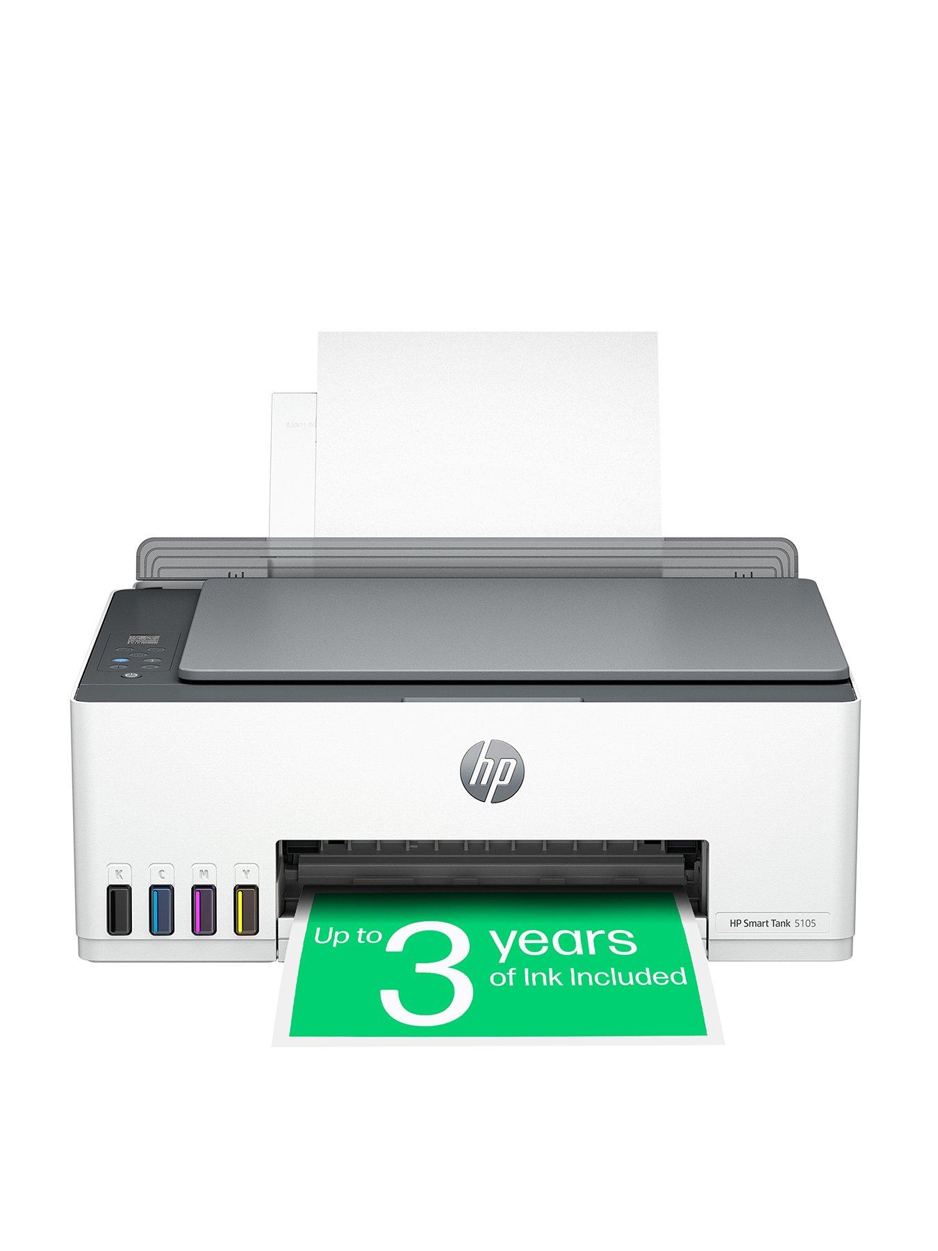 Image 1 of 8 of HP Smart Tank 5105 Wireless All-in-One Colour Printer with up to 3 years of HP Ink Bottles included