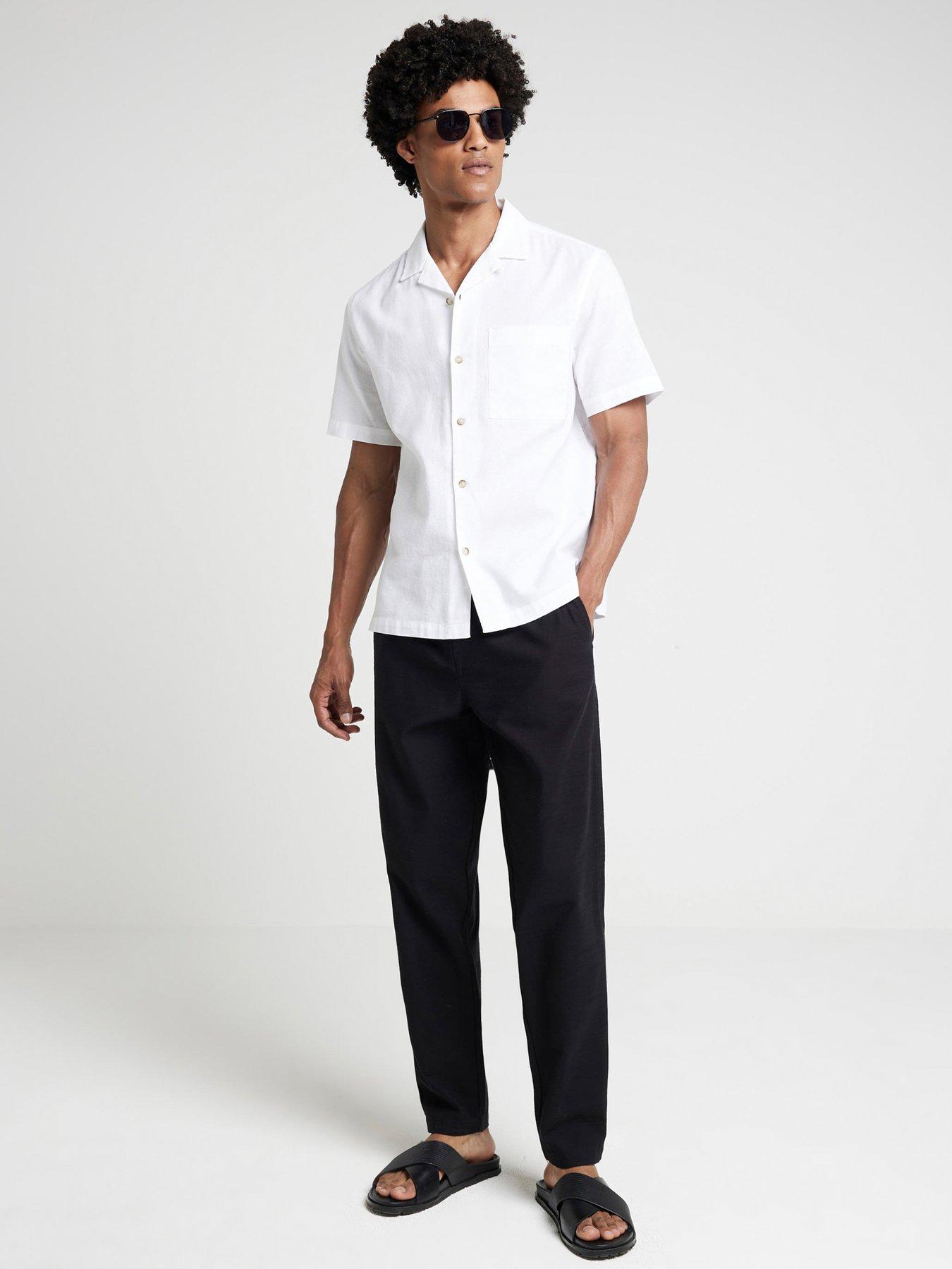 river-island-river-island-short-sleeve-linen-revere-shirtback