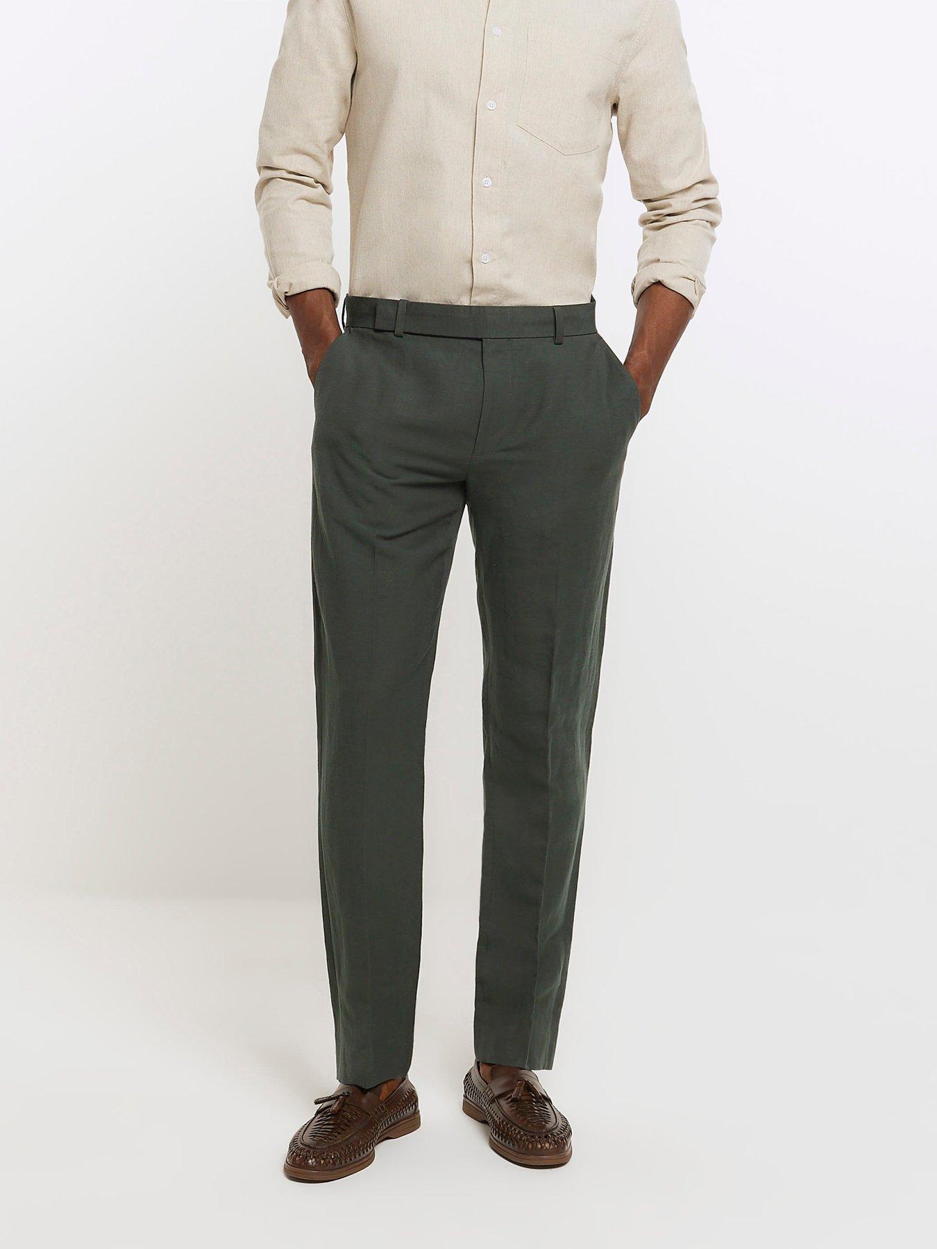 river-island-river-island-linen-slim-suit-trousers