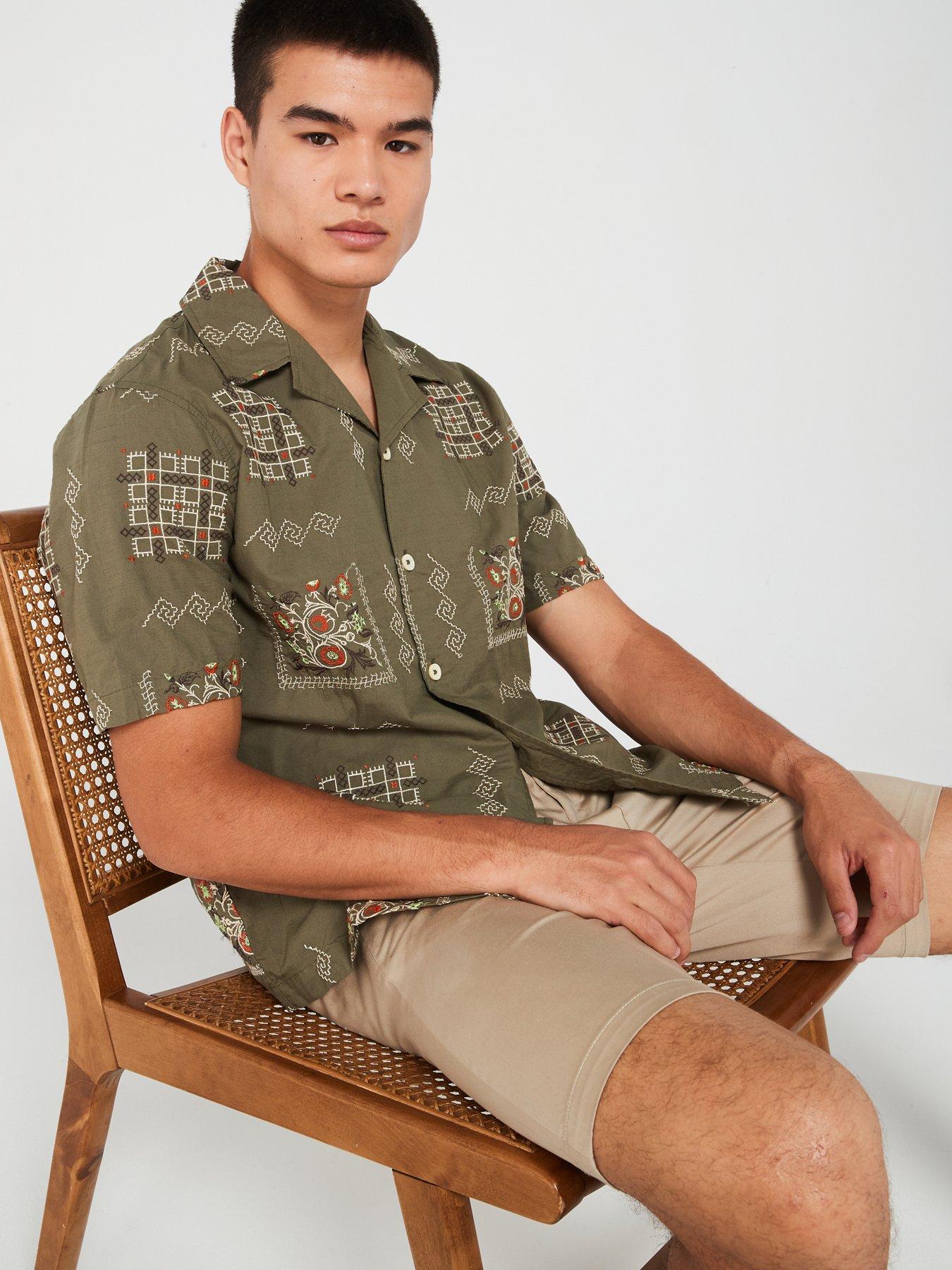 river-island-short-sleeve-mosaic-embroidered-shirt-light-greendetail