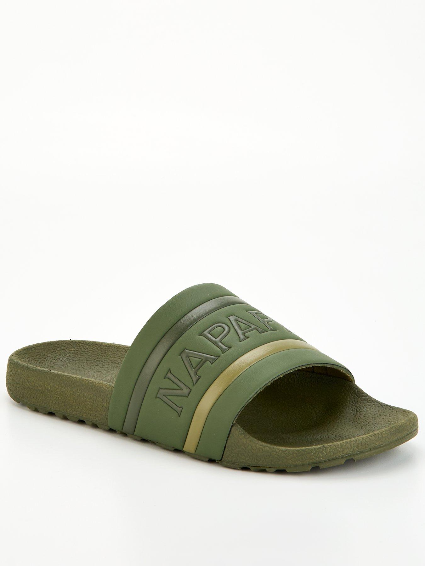 napapijri-mens-stream-sliders-khaki