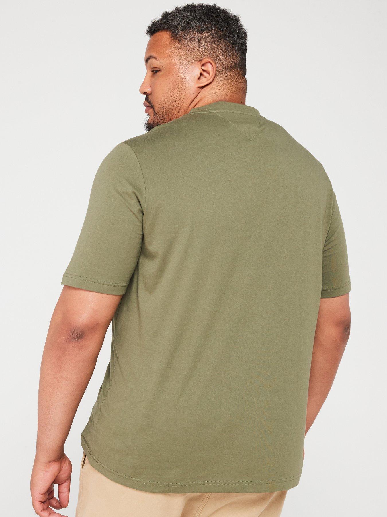 tommy-hilfiger-tommy-hilfger-big-tall-stacked-logo-t-shirt-greenstillFront