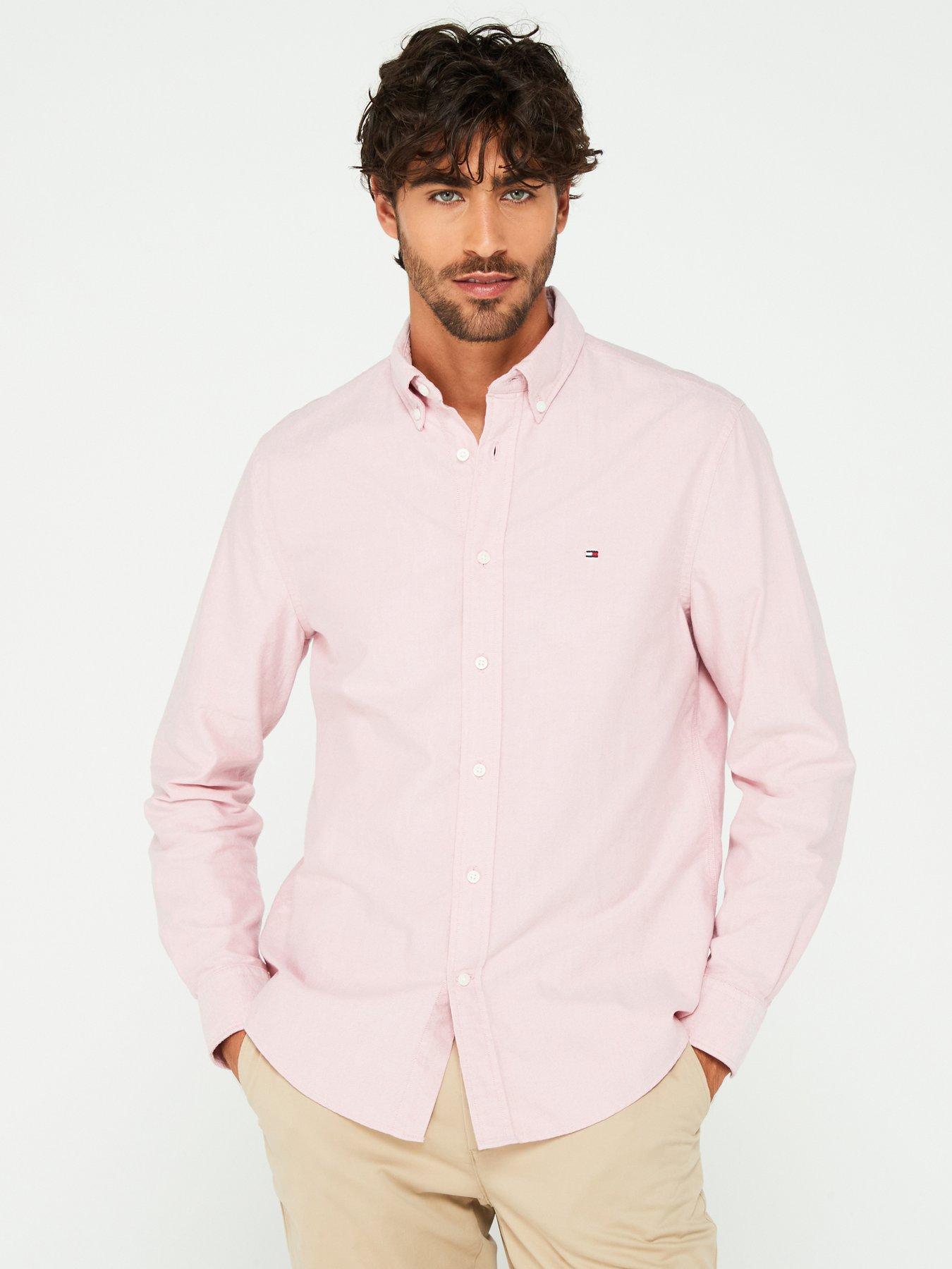 tommy-hilfiger-tommy-hilfiger-solid-heritage-oxford-regular-fit-shirt-pinkfront