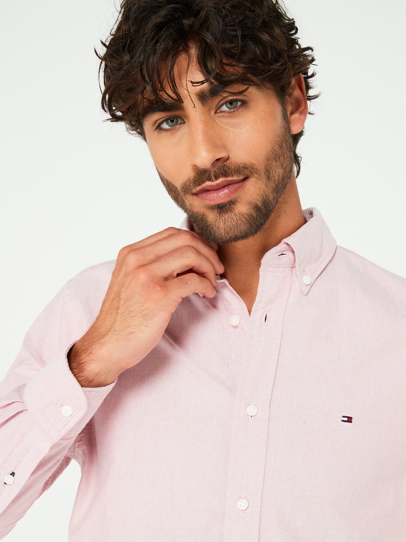 tommy-hilfiger-tommy-hilfiger-solid-heritage-oxford-regular-fit-shirt-pinkoutfit