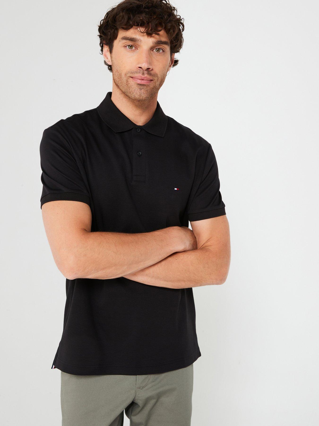 tommy-hilfiger-tommy-hilfiger-regular-fit-liquid-cotton-essential-polo-shirt-black