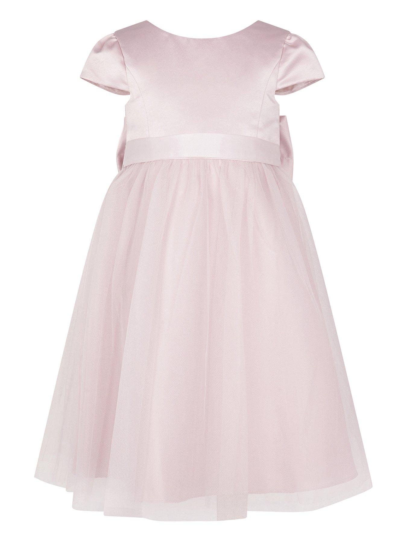 Image of Monsoon Girls Tulle Bridesmaid Dress - Pink