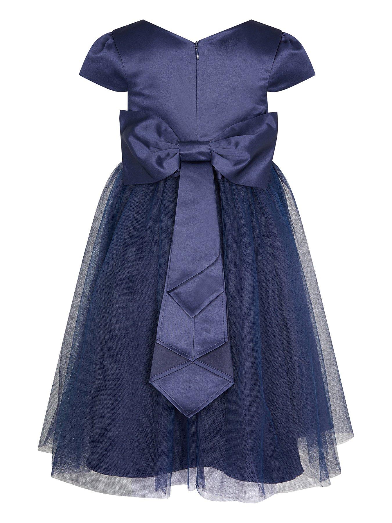 monsoon-girls-tulle-bridesmaid-dress-navyback