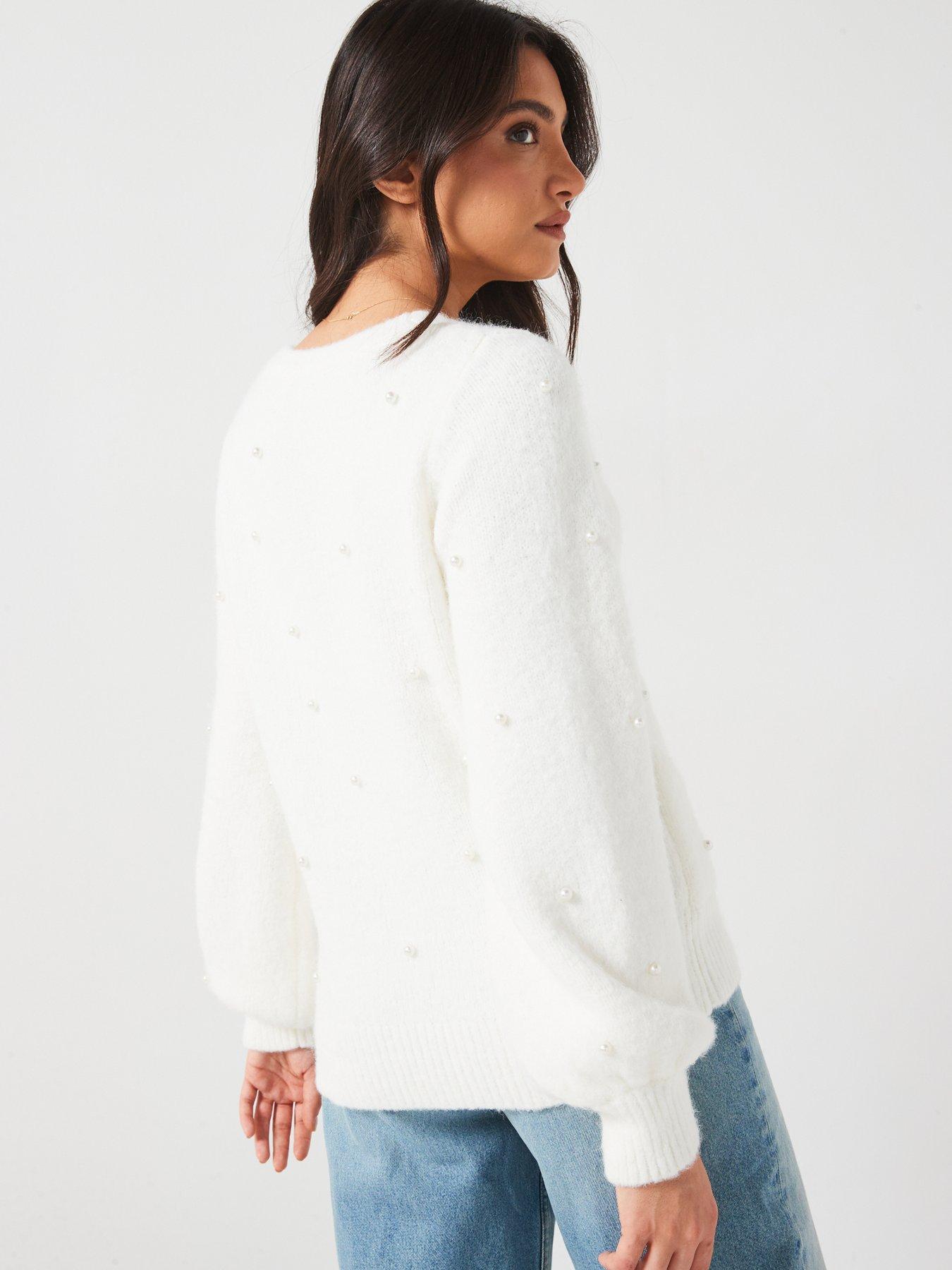 v-by-very-pearl-embellished-wrap-jumper-ivorystillFront