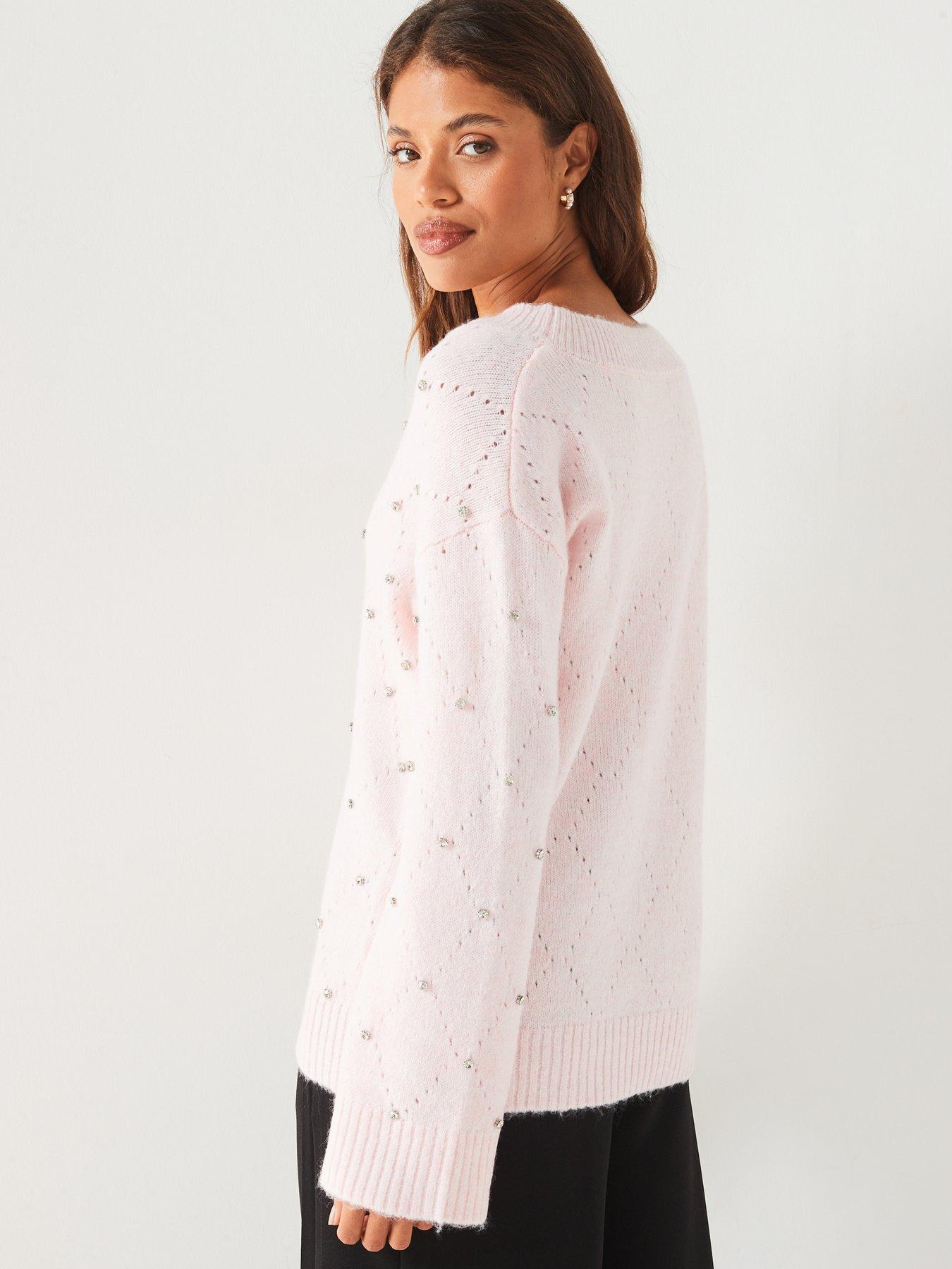 v-by-very-v-neck-embellished-pointelle-jumper-light-pinkstillFront