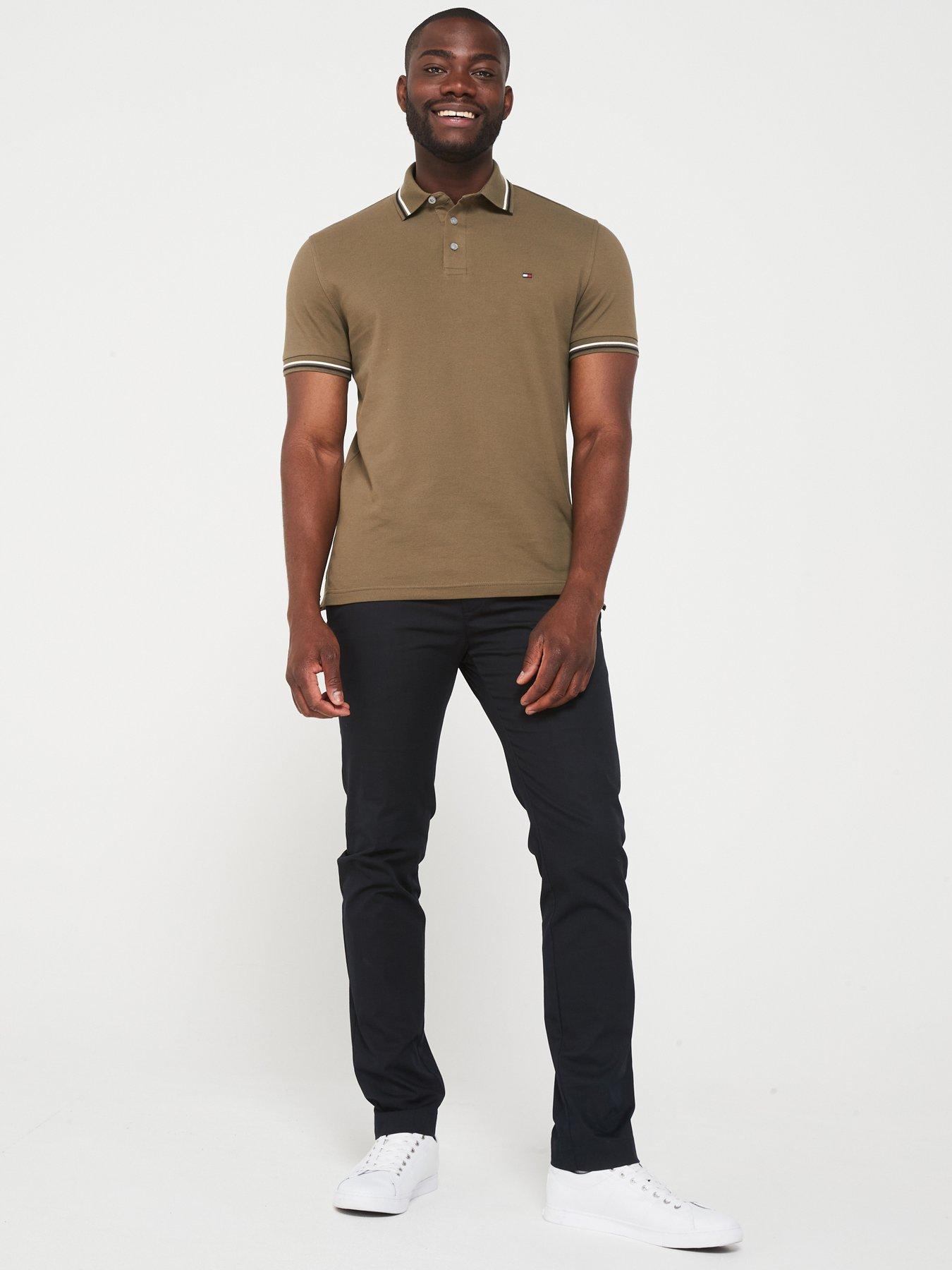 tommy-hilfiger-tommy-hilfiger-slim-fit-tipped-polo-shirt-khakiback