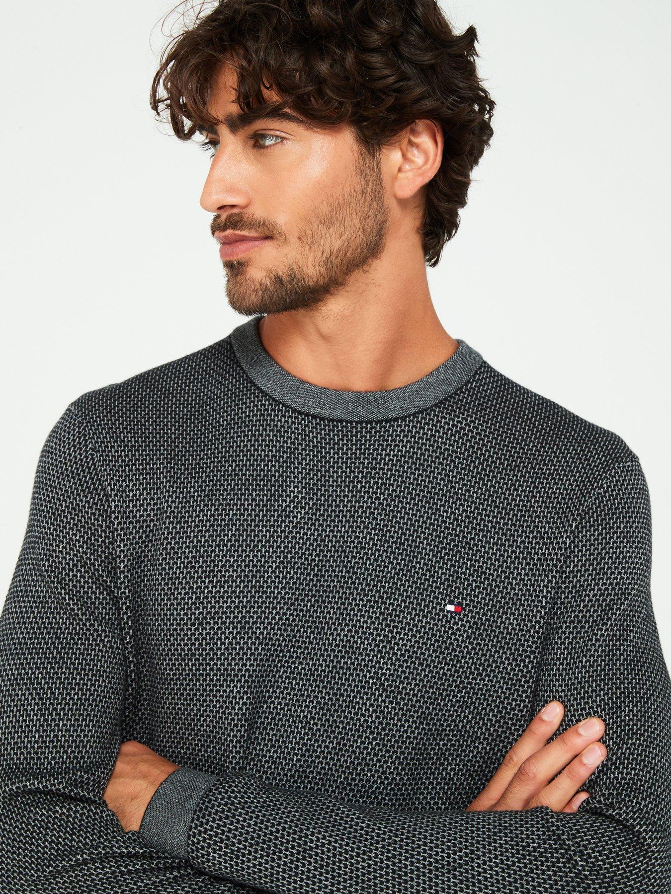 tommy-hilfiger-nbsppimanbspcotton-cashmere-2-tone-knitted-jumper-blackoutfit