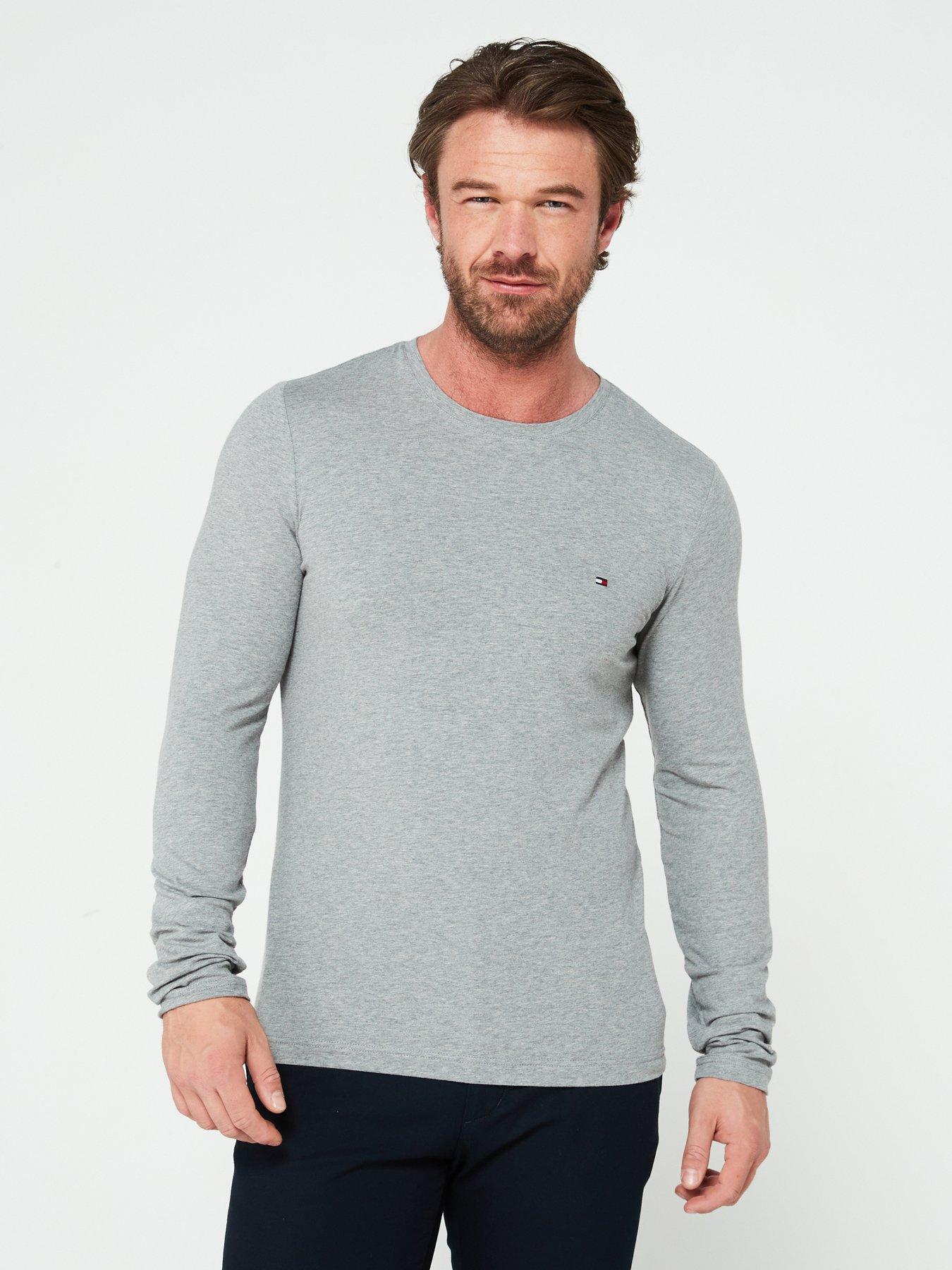 tommy-hilfiger-tommy-hilfiger-stretch-slim-fit-long-sleeve-t-shirt-grey