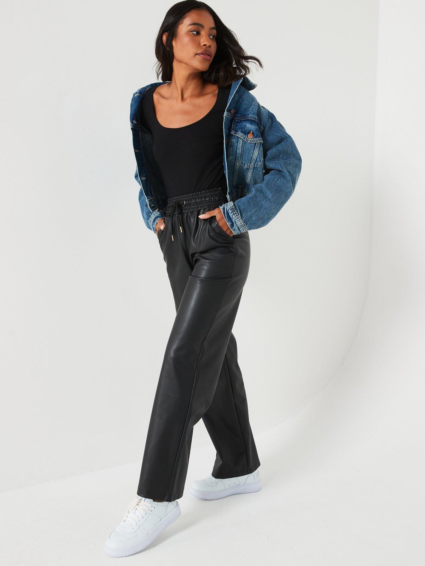 v-by-very-faux-leather-stretch-waistband-wide-leg-trousers-blackback