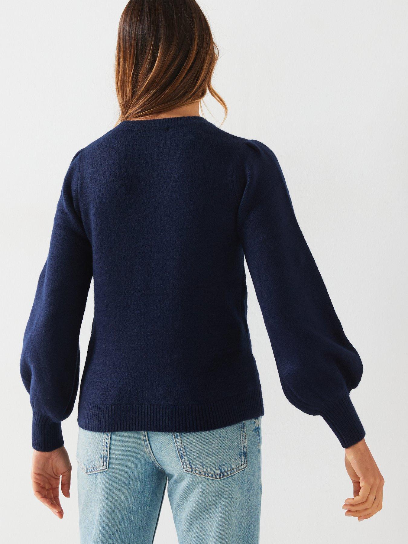 v-by-very-long-sleeve-knitted-cut-out-jumper-navystillFront