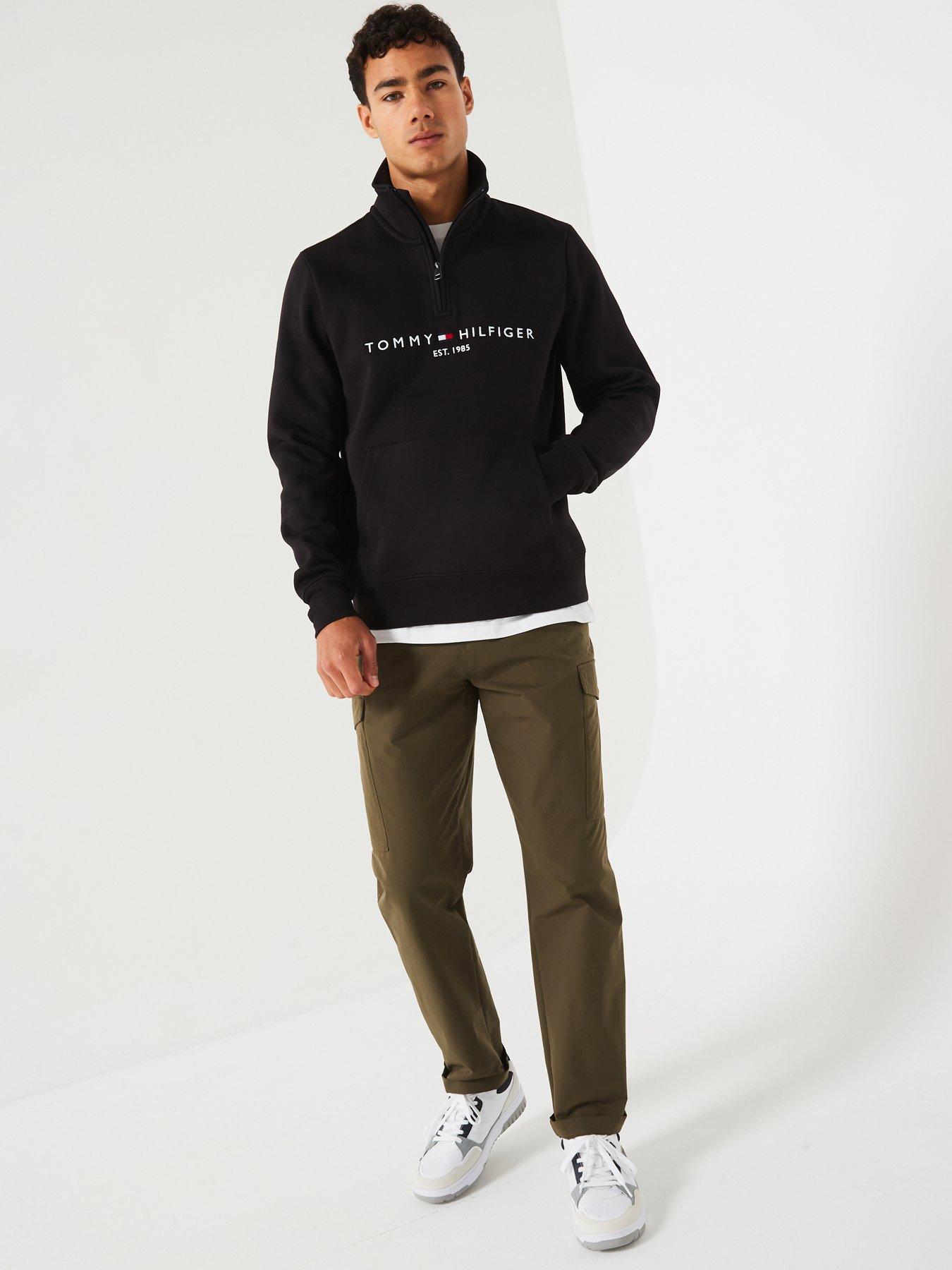 tommy-hilfiger-tommy-hilfiger-linear-logo-14-zip-sweat-blackback