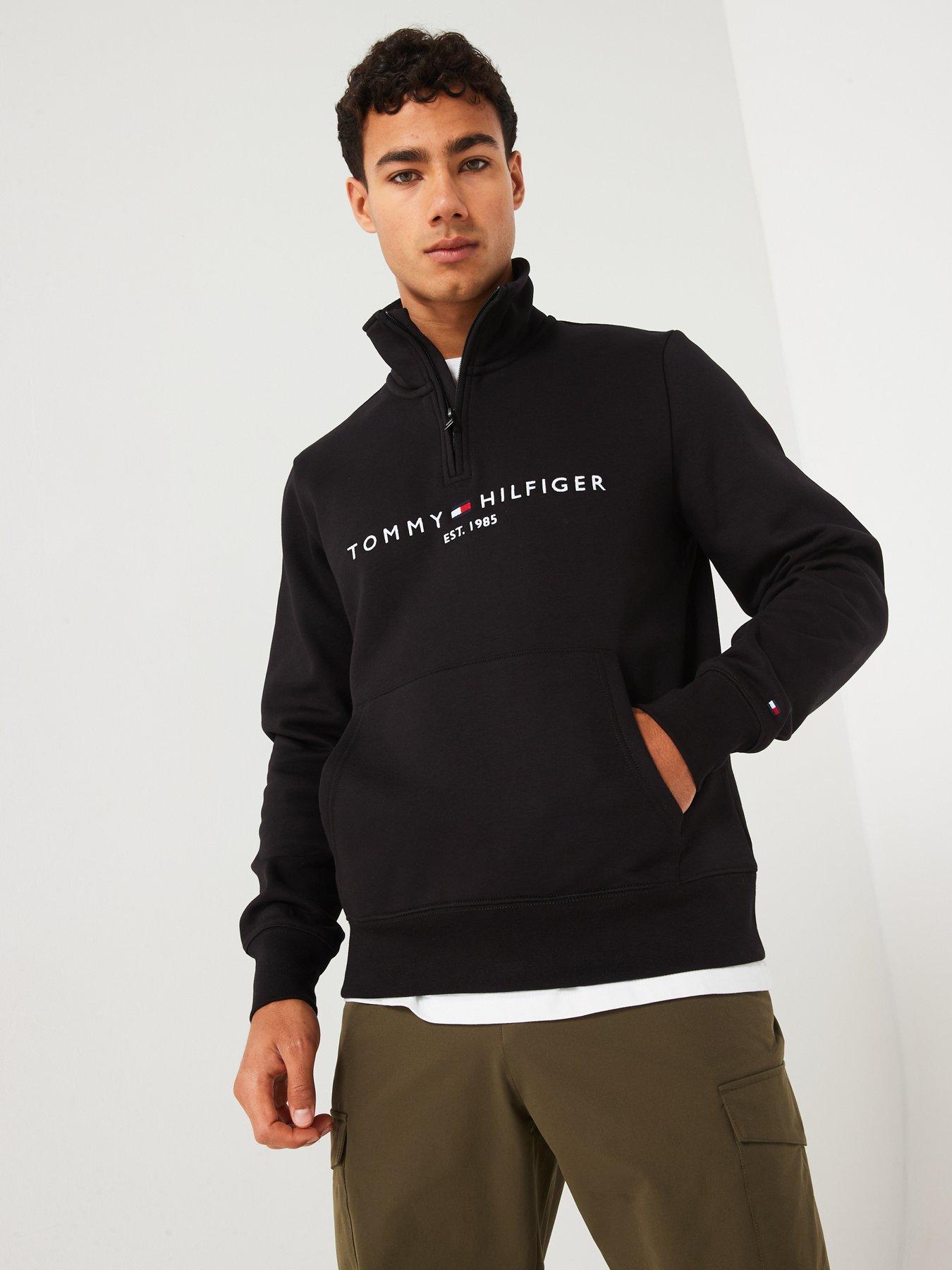 tommy-hilfiger-tommy-hilfiger-linear-logo-14-zip-sweat-blackdetail